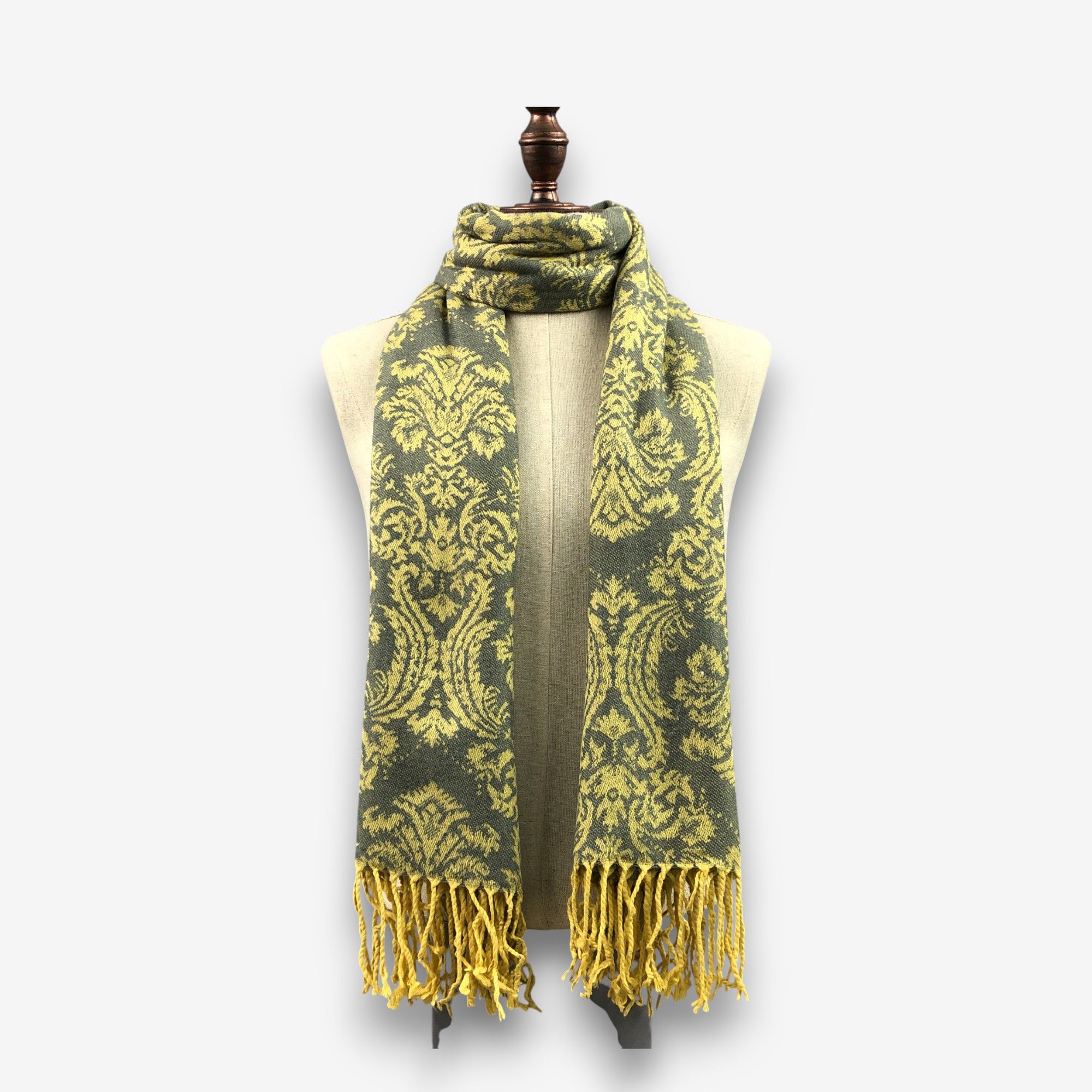 Vintage Vintage Gianni Giudice Scarf Muffler Wool Ornate Scarves Size ONE SIZE - 1 Thumbnail