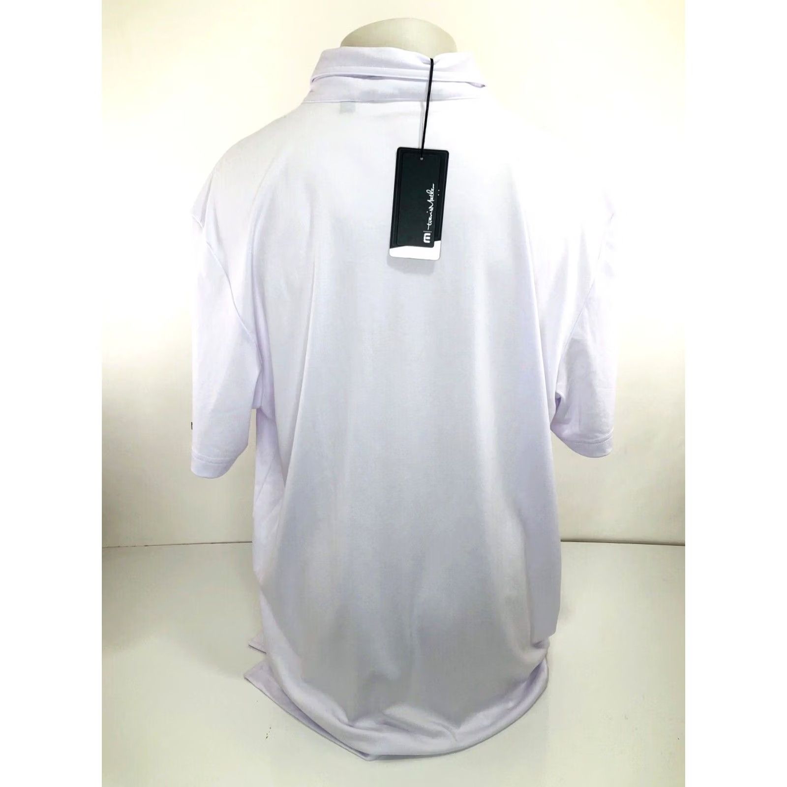 TravisMathew Travis Mathew ESTRELLA JALISCO / NEW w TAGS - 3XL Golf Polo Shirt Mens Shirt Polo White with Slight Tint Size US XXL / EU 58 / 5 - 5 Thumbnail