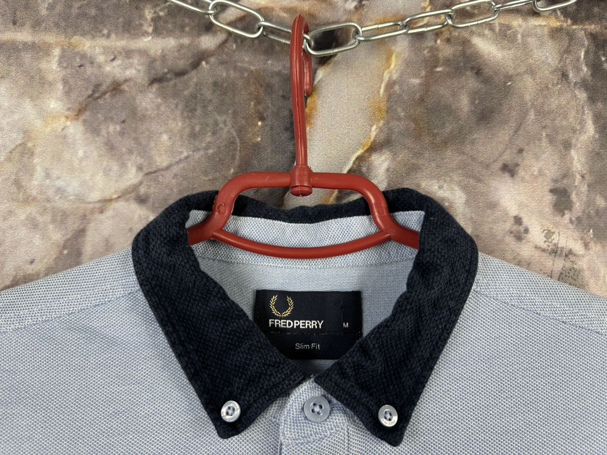 Fred Perry Men’s Fred Perry Polo Shirt Blue Streetwear Size Medium Size US M / EU 48-50 / 2 - 7 Thumbnail