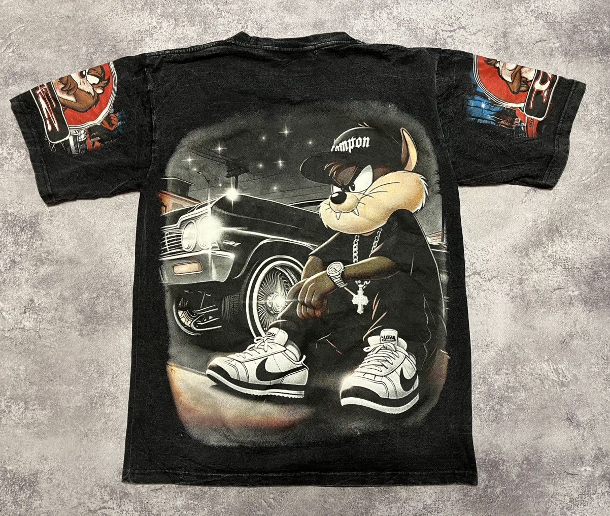Cartoon Network Vintage Taz all over print tee shirt Disney Size US XL / EU 56 / 4 - 2 Thumbnail