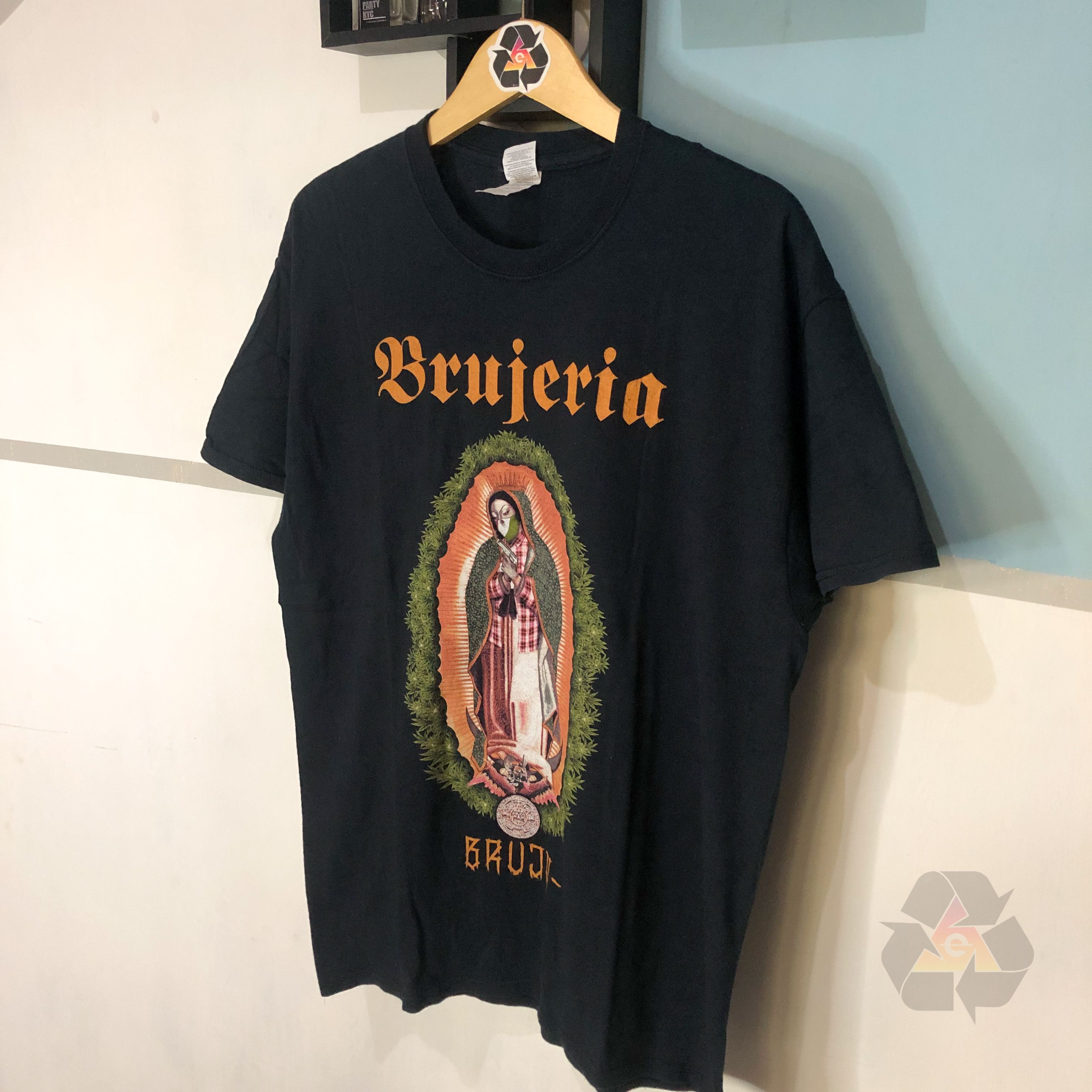 Band Tees Vintage Death Grind Brujeria Band Album Bruja T-Shirt Size US L / EU 52-54 / 3 - 3 Thumbnail