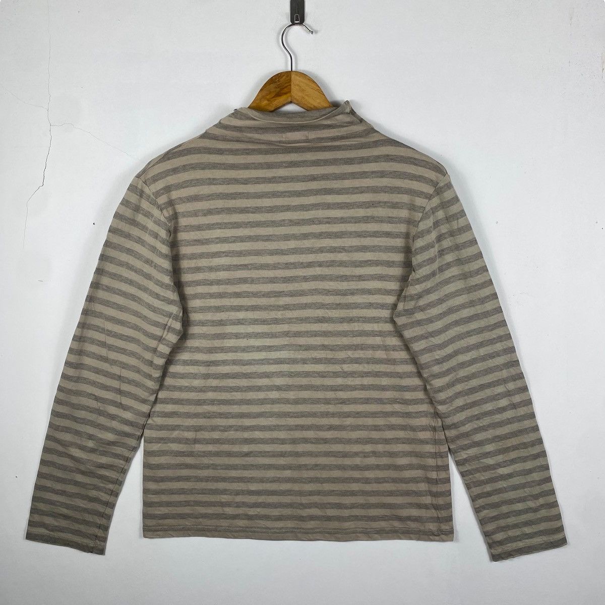 Issey Miyake By Issey Miyake! PLANTATION Striped Longsleeve Tee Shirt Size US M / EU 48-50 / 2 - 4 Thumbnail