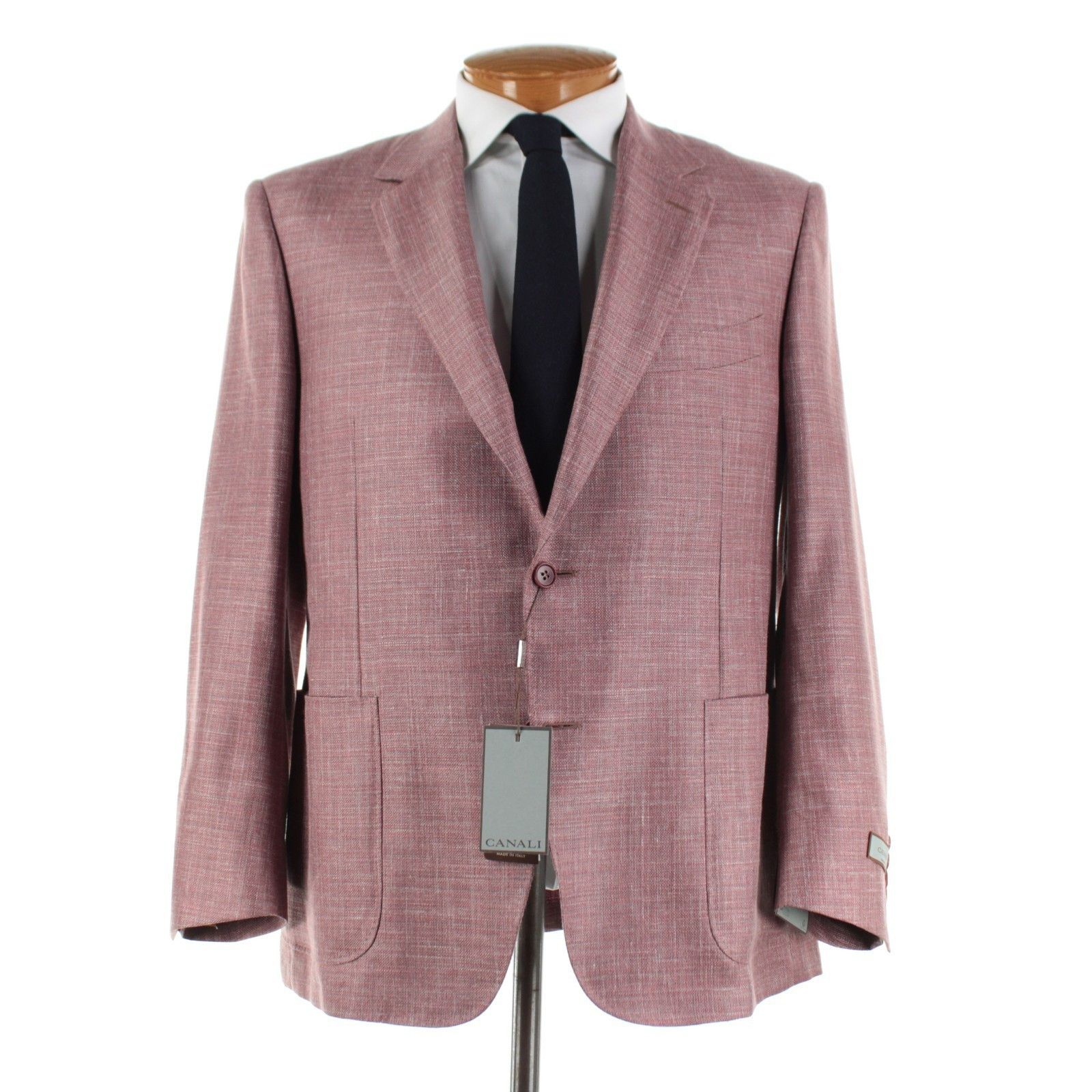 Canali Canali Sport Coat Size 44 Short US in Pink Size 44R - 1 Thumbnail