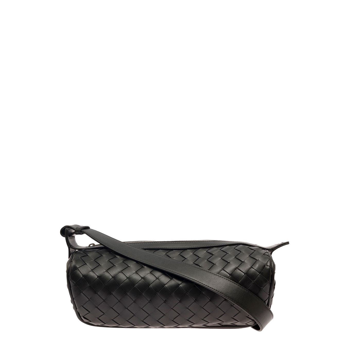 BOTTEGA VENETA Cannolo Black Leather Crossbody Bag New And A