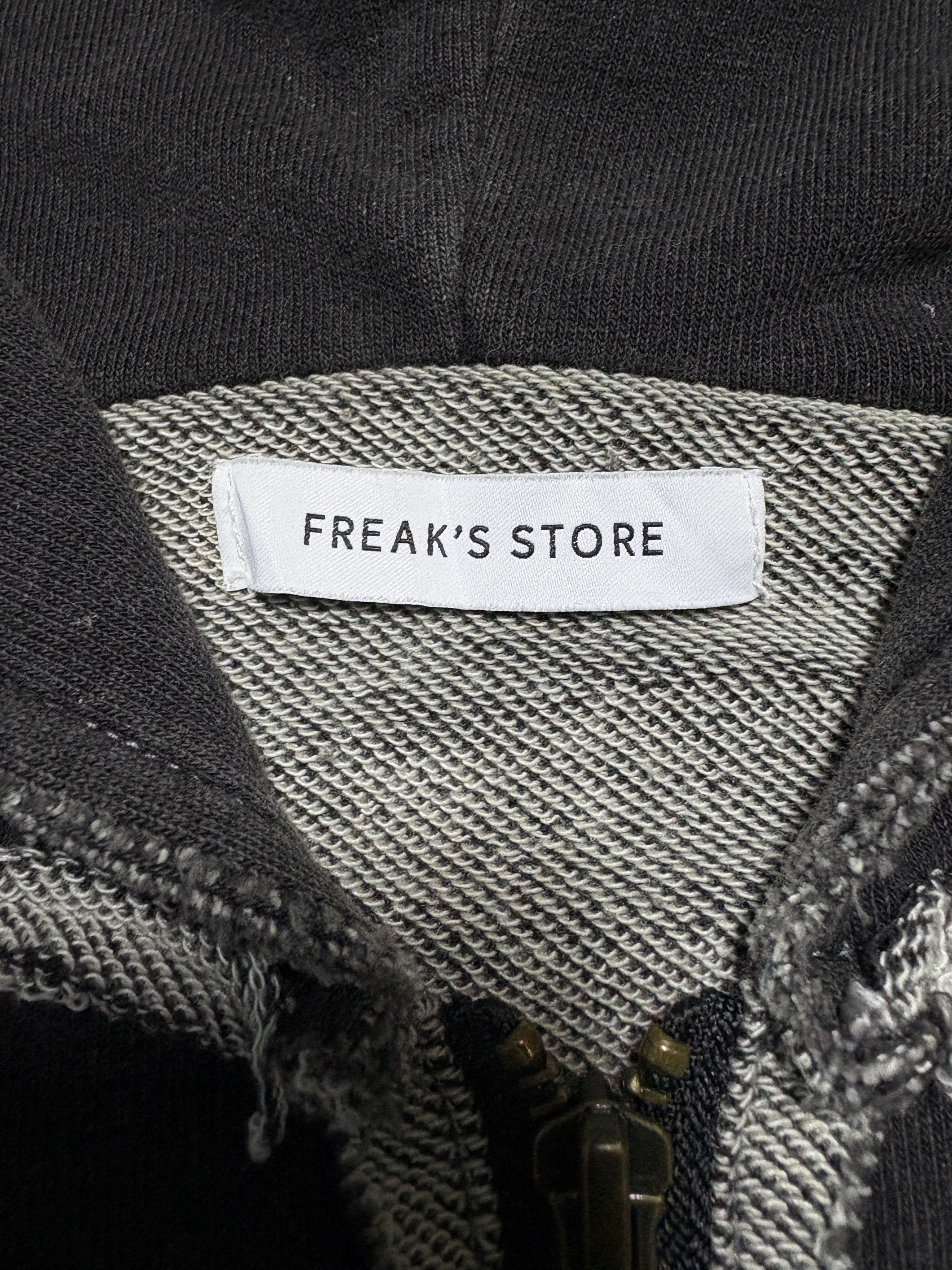 Japanese Brand Crazy distrassed Freaks faux fur raccoon hoodie Size US M / EU 48-50 / 2 - 7 Thumbnail