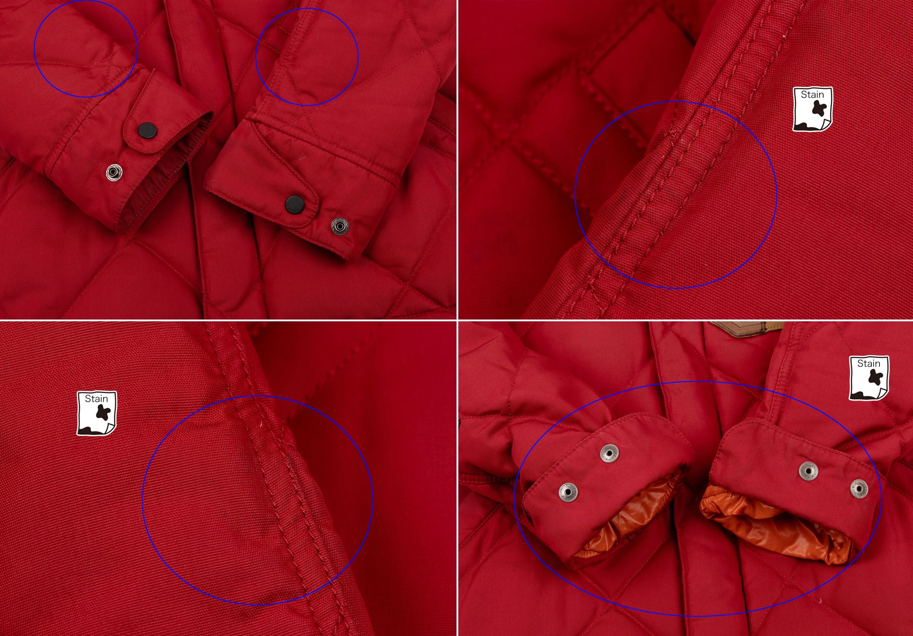 Junya Watanabe Quilted Down Hooded Jacket in Red, Size XS Size US XS / EU 42 / 0 - 8 Thumbnail