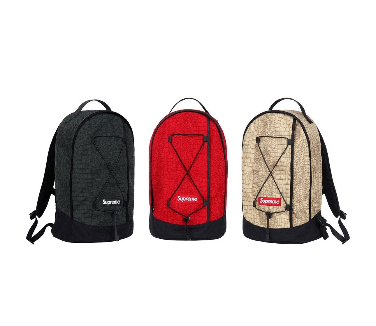 Supreme Supreme SS13 Croc Backpack (Black) Size ONE SIZE - 5 Thumbnail