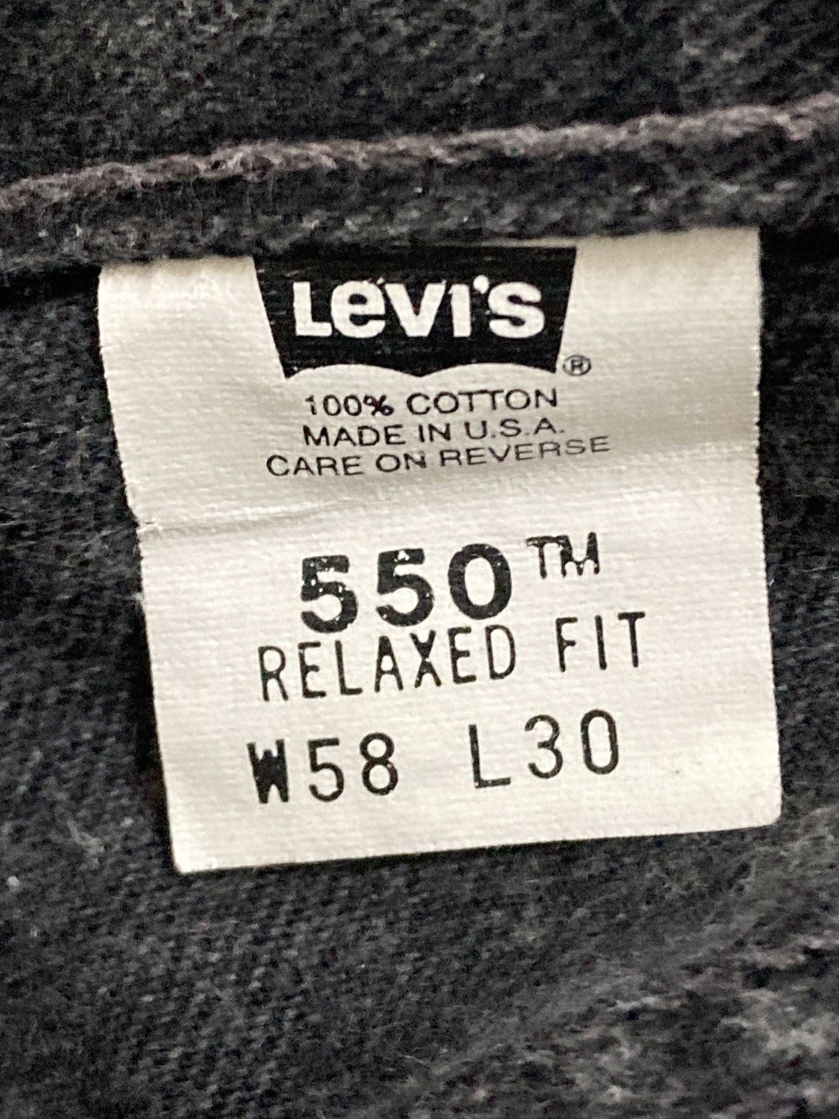 Levi's Vintage 90’s Big size Levis 550 jeans Made in USA Size US 44 / EU 60 - 6 Thumbnail