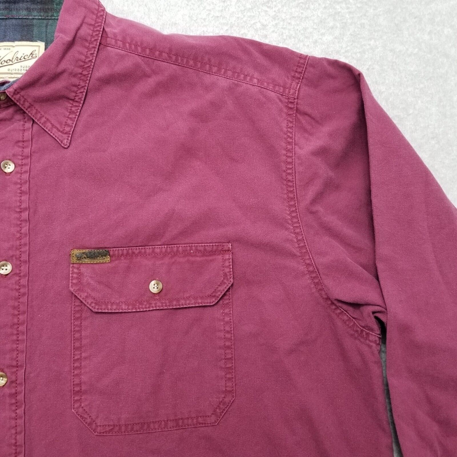 Other Woolrich Shirt Mens XL Casual Button Up Long Sleeve Pockets Size US XL / EU 56 / 4 - 5 Thumbnail