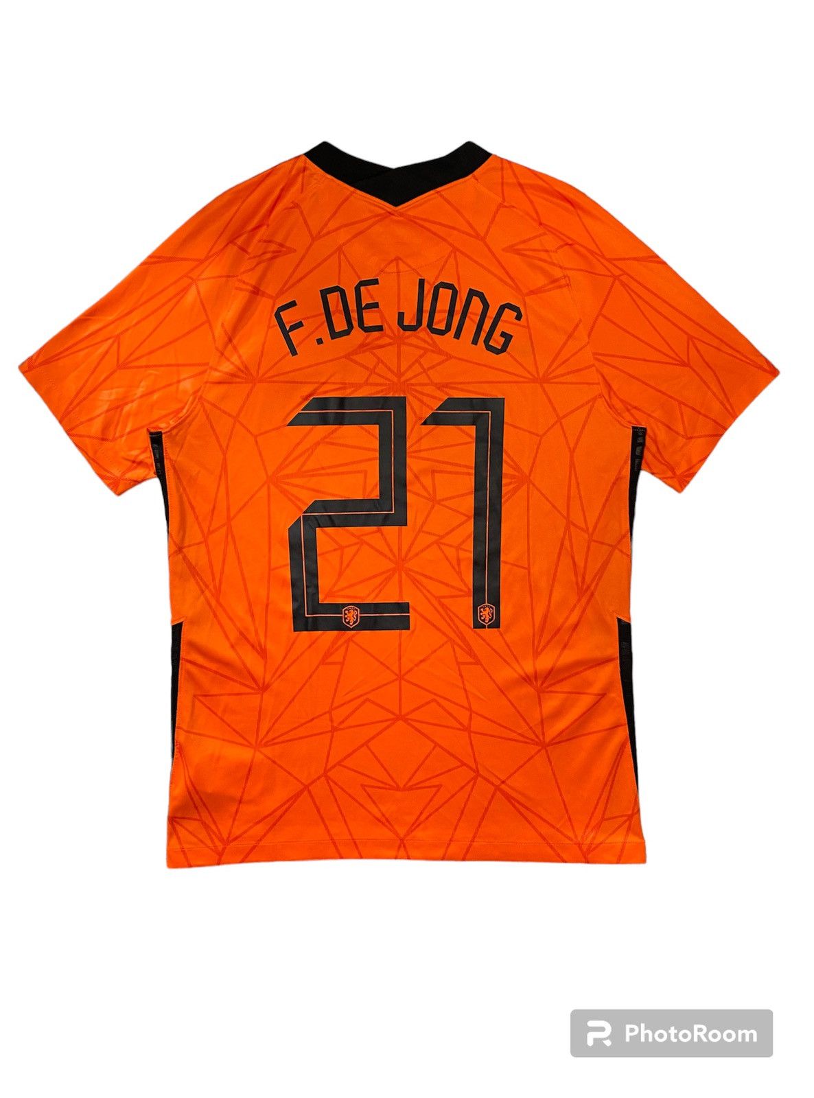 Nike 2020-22 Netherlands Nike soccer football jersey F. De Jong Size US M / EU 48-50 / 2 - 2 Thumbnail