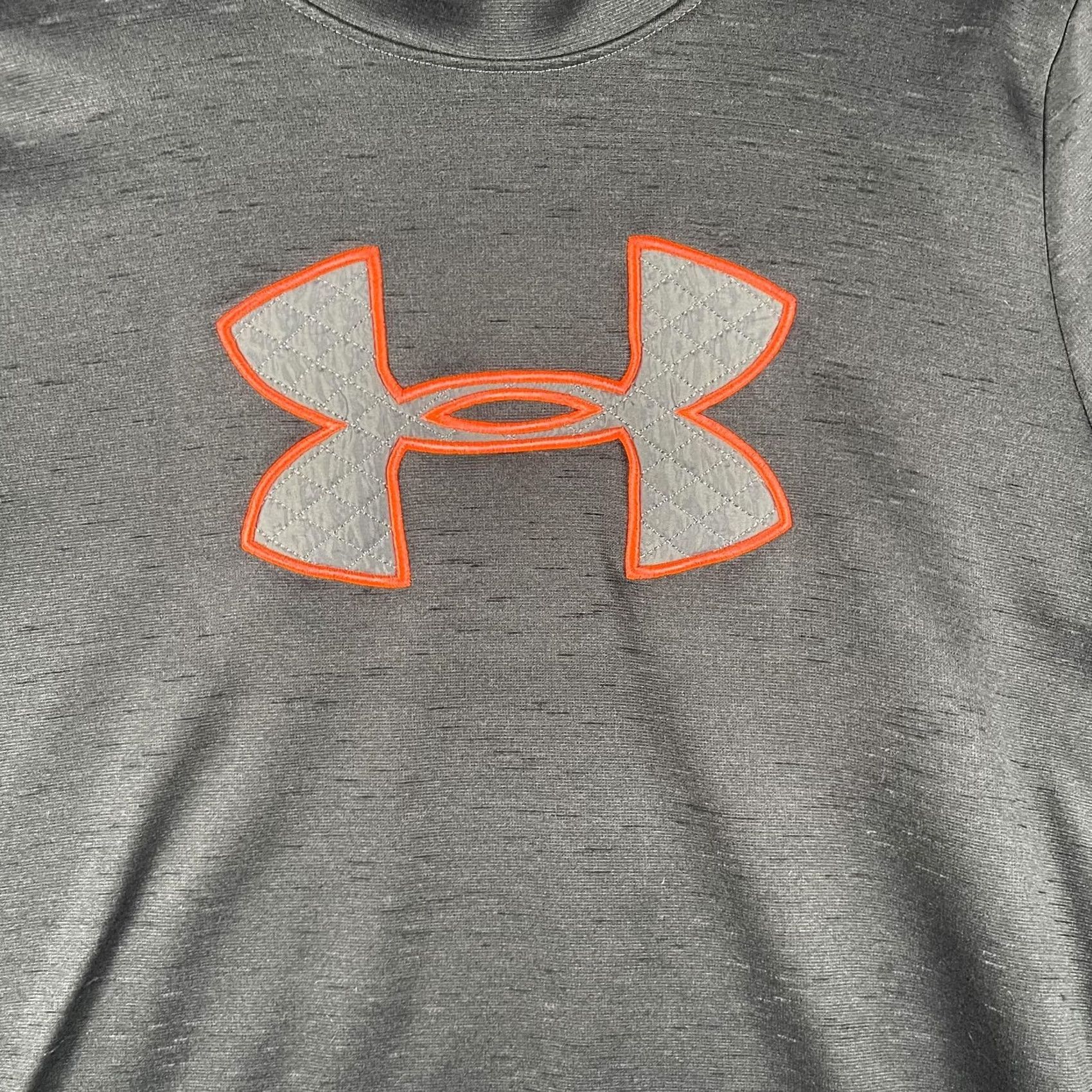 Under Armour Under Armour Hoodie Mens XL Gray ColdGear Loose Logo Pullover Sweatshirt Training Gym Running Blank? Size US XL / EU 56 / 4 - 3 Thumbnail