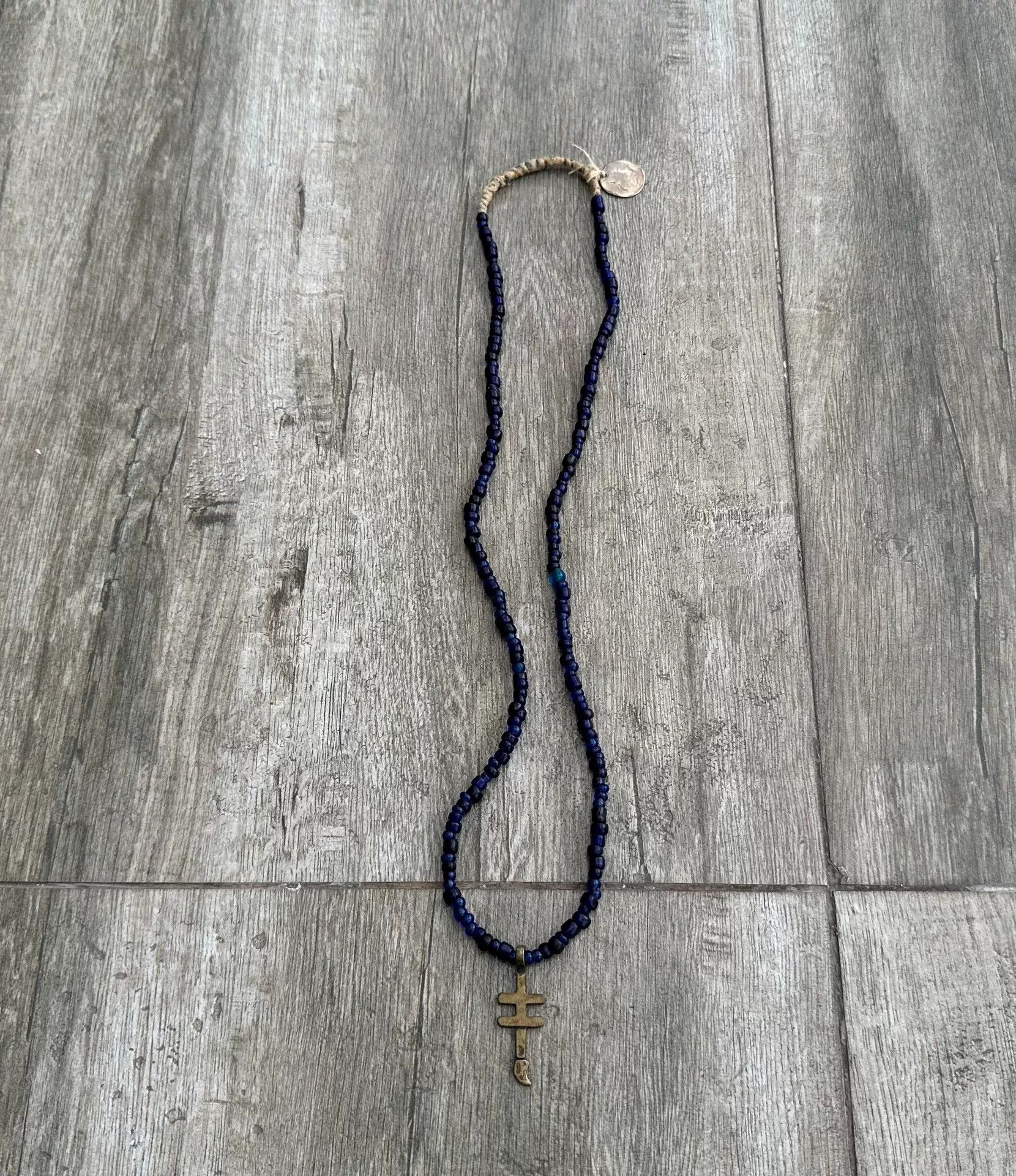 Visvim VISVIM Blue Glass Bead Necklace Size ONE SIZE - 2 Thumbnail