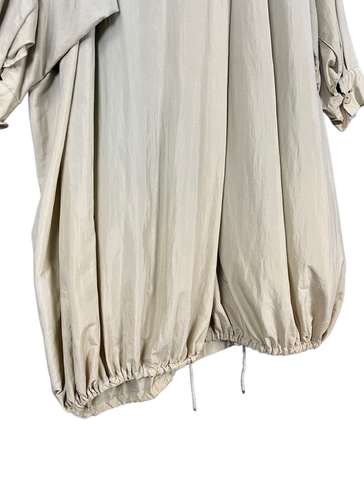 Issey Miyake Vintage 80s Issey Miyake Windcoat Nylon Oversized Long Coat Size US M / EU 48-50 / 2 - 6 Thumbnail