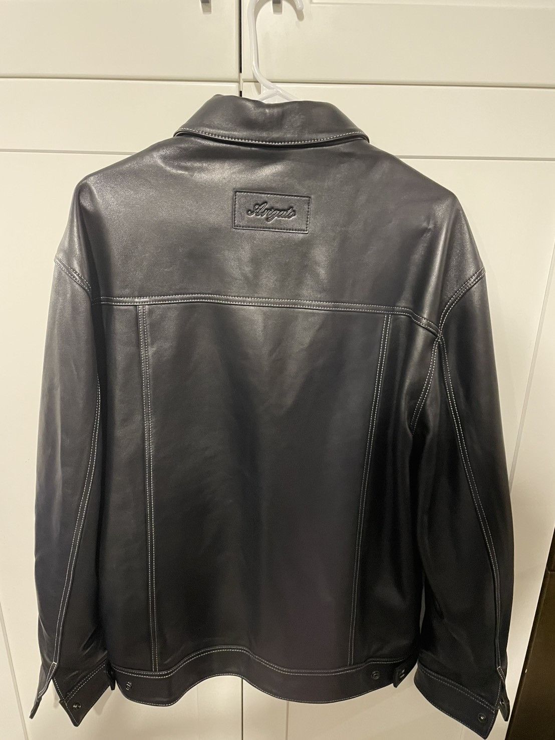 Axel Arigato Black Kai Leather Jacket Size US L / EU 52-54 / 3 - 4 Thumbnail
