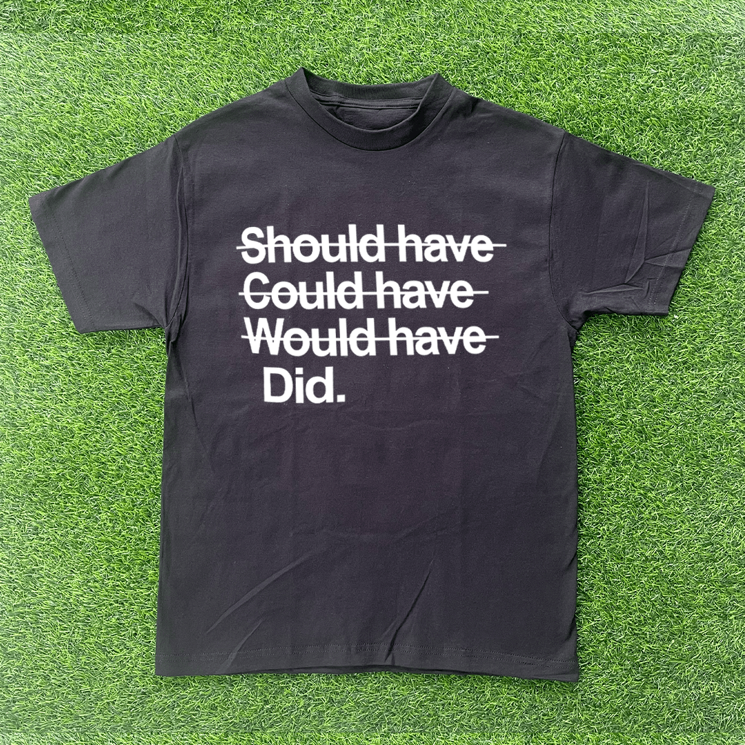 Vintage SHOULDA WOULDA COULDA TSHIRT Size US XL / EU 56 / 4 - 1 Preview