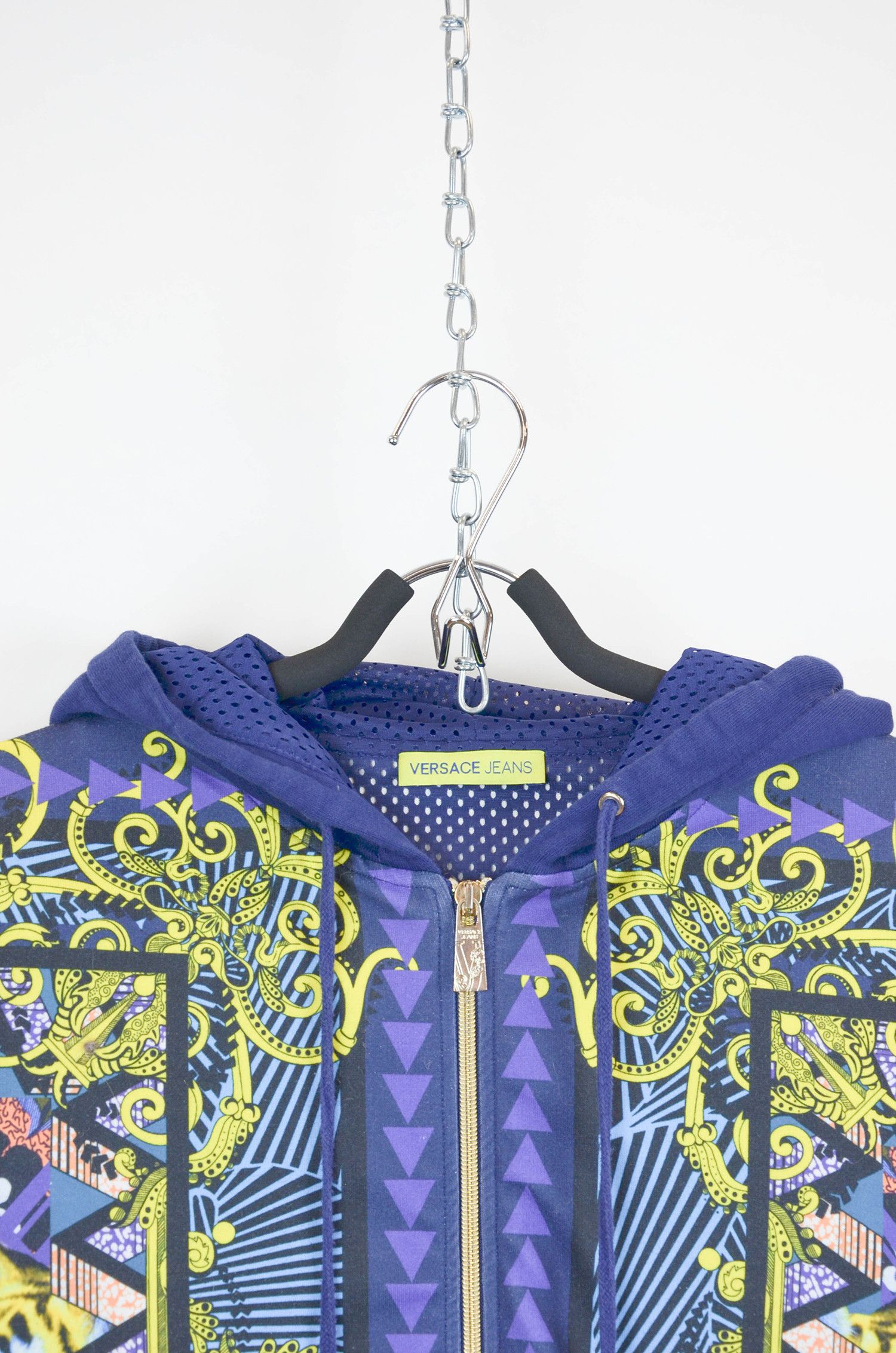 Versace Jeans Couture VERSACE JEANS Zip Up Hooded Jacket - XS Size XS / US 0-2 / IT 36-38 - 5 Thumbnail