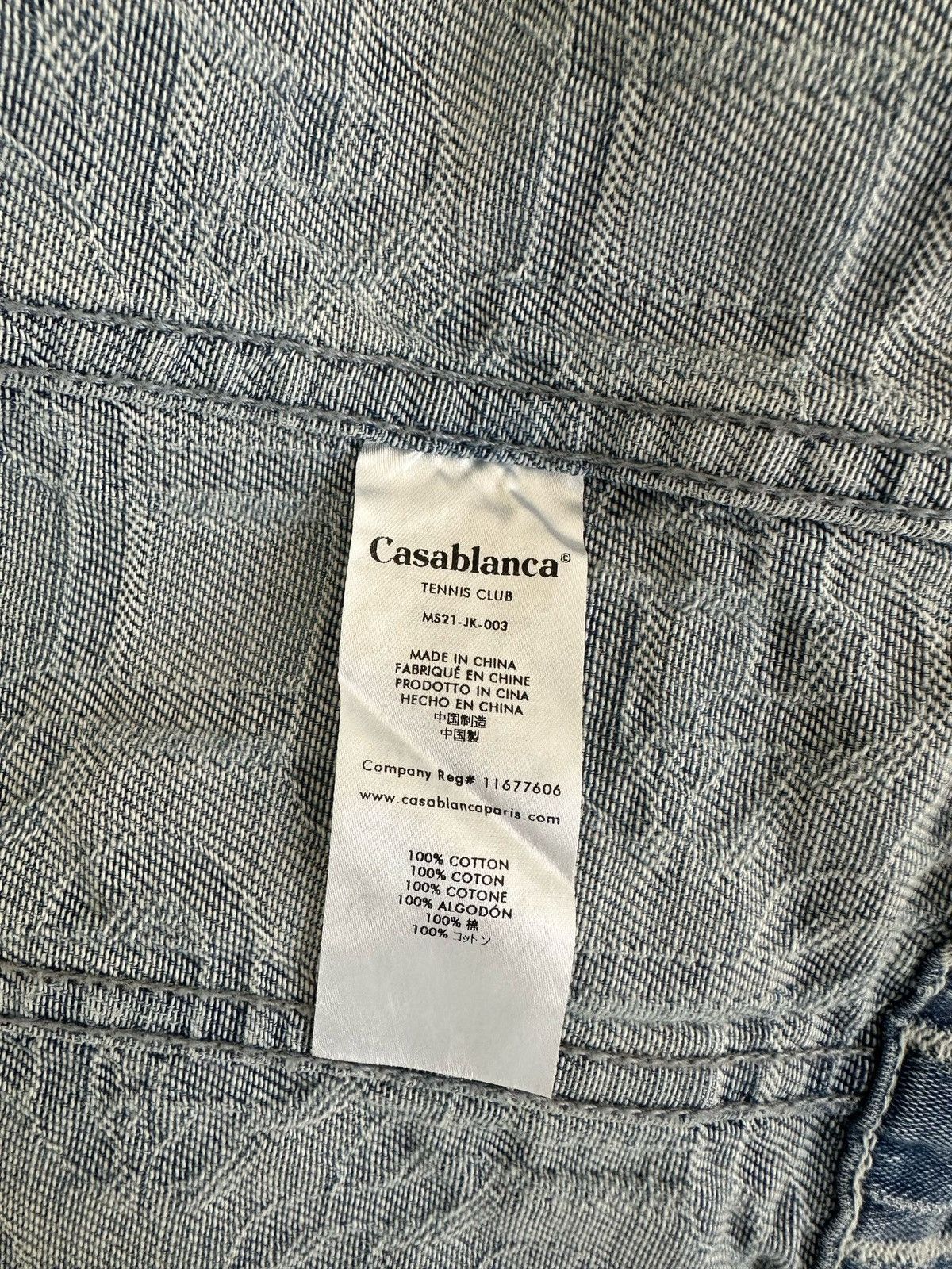 Casablanca Casablanca Classic Denim Jacket Size US S / EU 44-46 / 1 - 5 Thumbnail