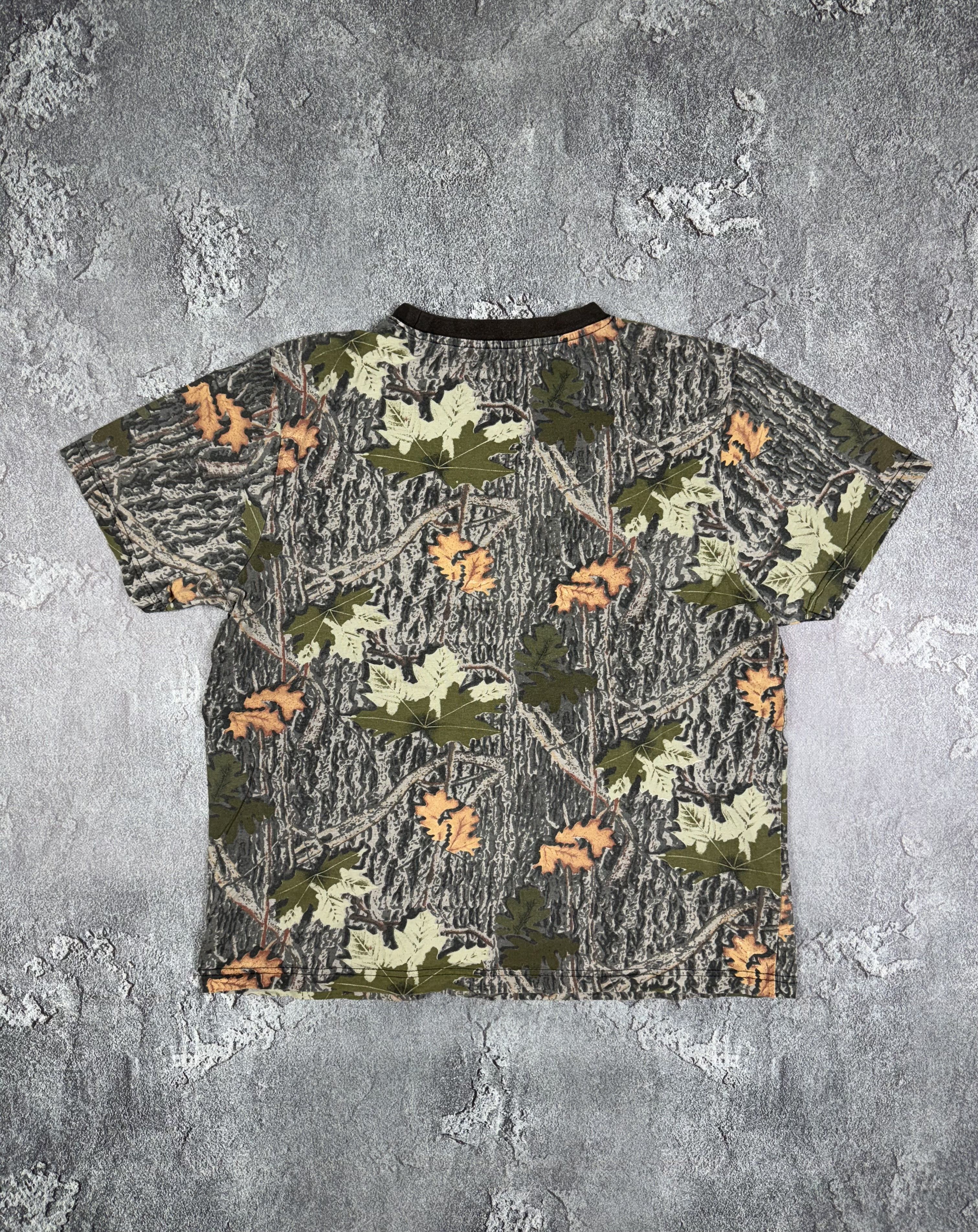 If Six Was Nine Realtree Khaki Leaves Baggy T-Shirt Tee Size XL Y2K 2000s Size US XL / EU 56 / 4 - 3 Thumbnail