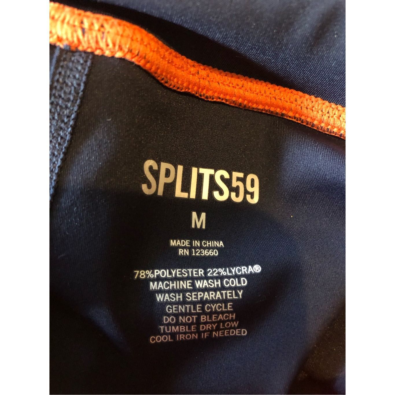 Splits59 Splits59 Women’s Orange and Navy Blue Short Skort Size M Size 30" / US 8 / IT 44 - 5 Thumbnail