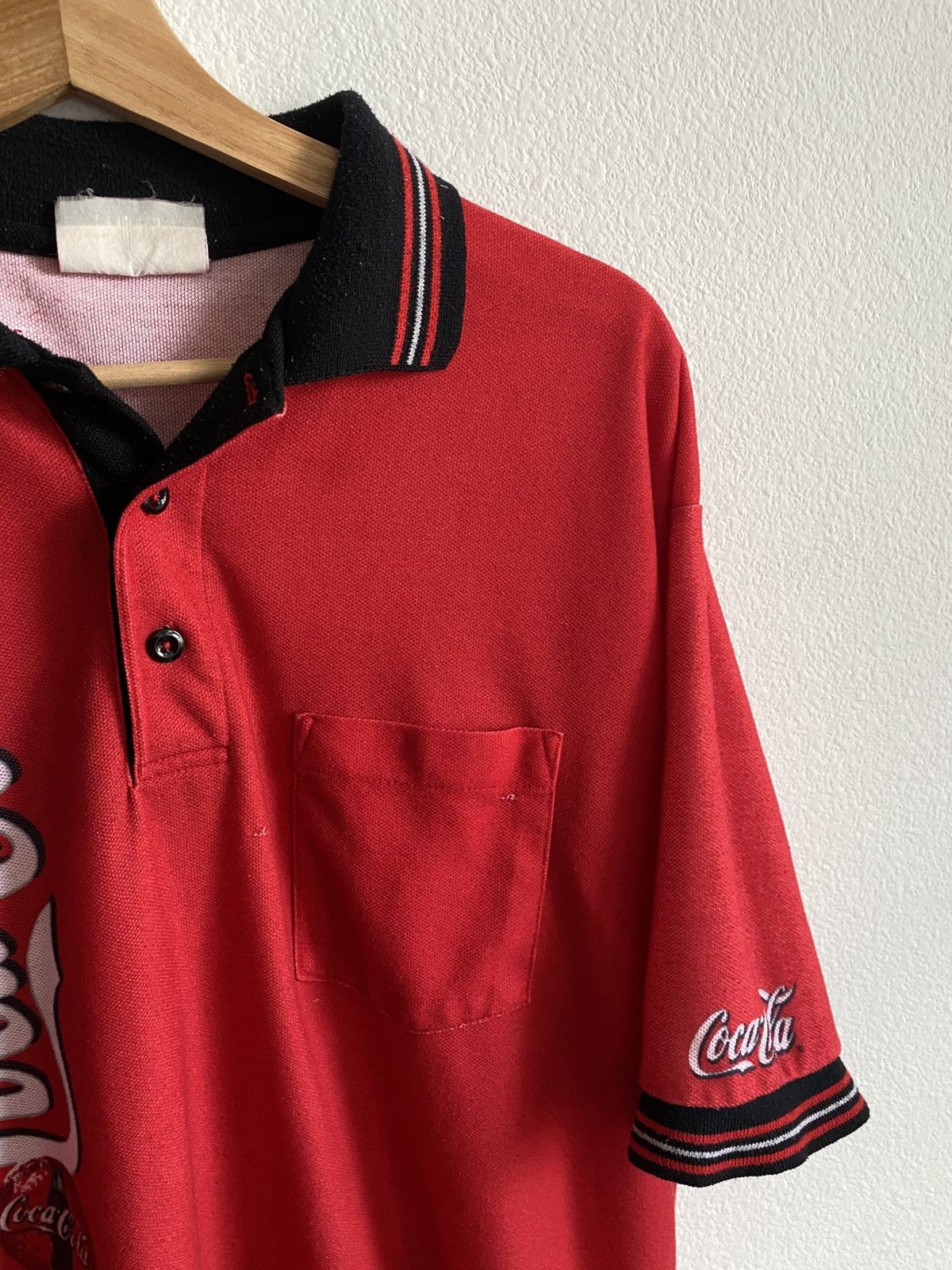 Coca Cola Vintage 90s Coca Cola Work Polo Shirt Size US XL / EU 56 / 4 - 4 Thumbnail