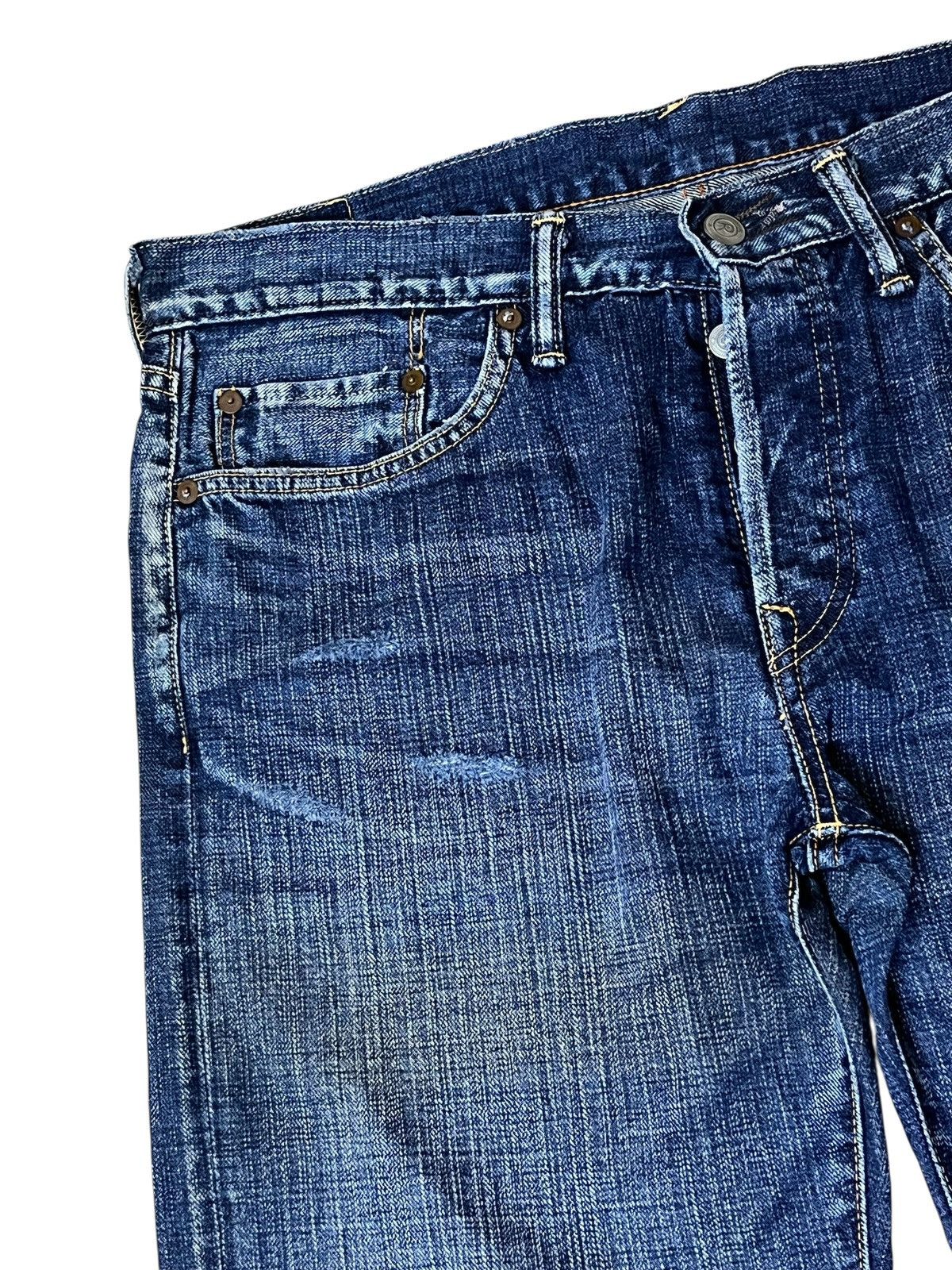 45rpm r.i.p🔥Vintage 45RPM STUDIO ripped made in japan jeans Size US 34 / EU 50 - 9 Thumbnail