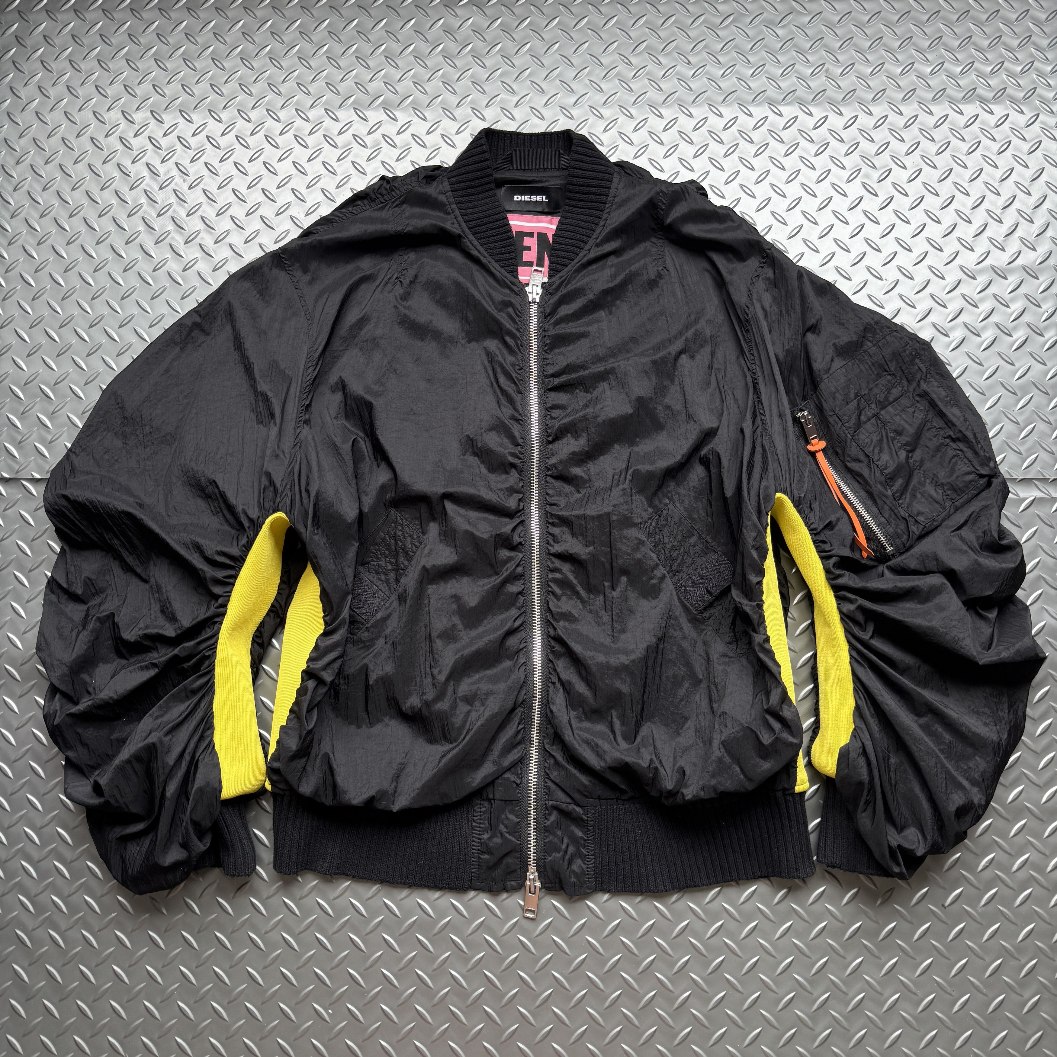 Diesel Diesel × Silence in Noise Oversized Bomber Jacket Size US L / EU 52-54 / 3 - 1 Thumbnail