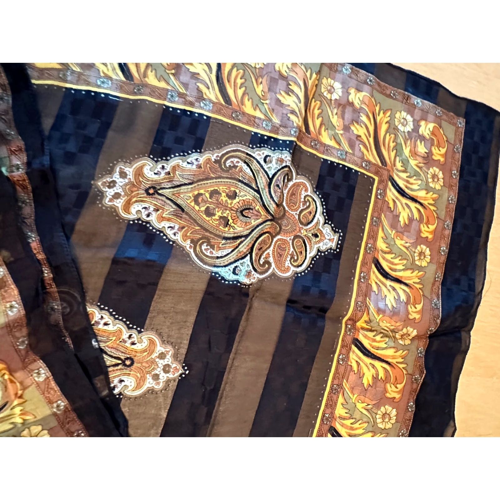 VTG John Lewis Italy Made 100% Silk Floral Scarf 16” X 60” Womens Scarf Multicolor Silk Floral 1990s Style Girls?