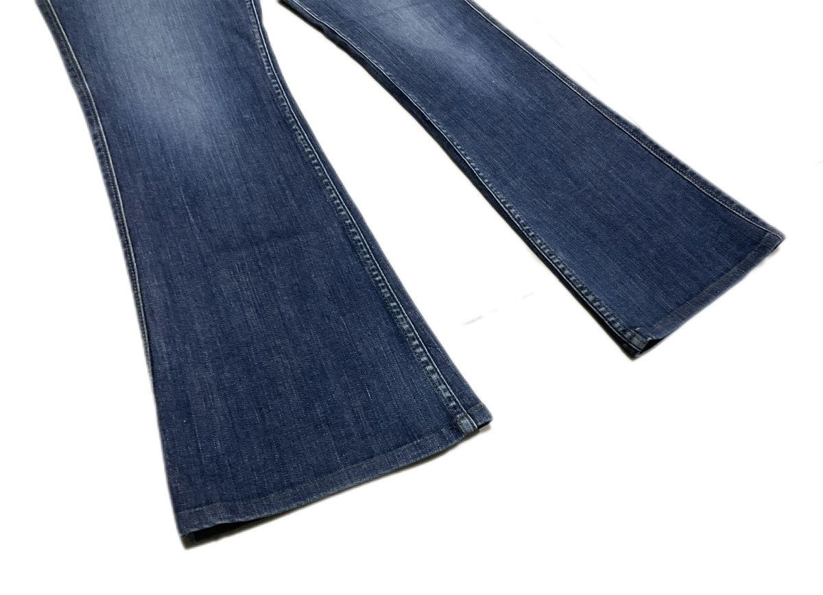 Japanese Brand 🔥Sick Y2K Sweet Camel Flared Denim Size US 34 / EU 50 - 5 Thumbnail