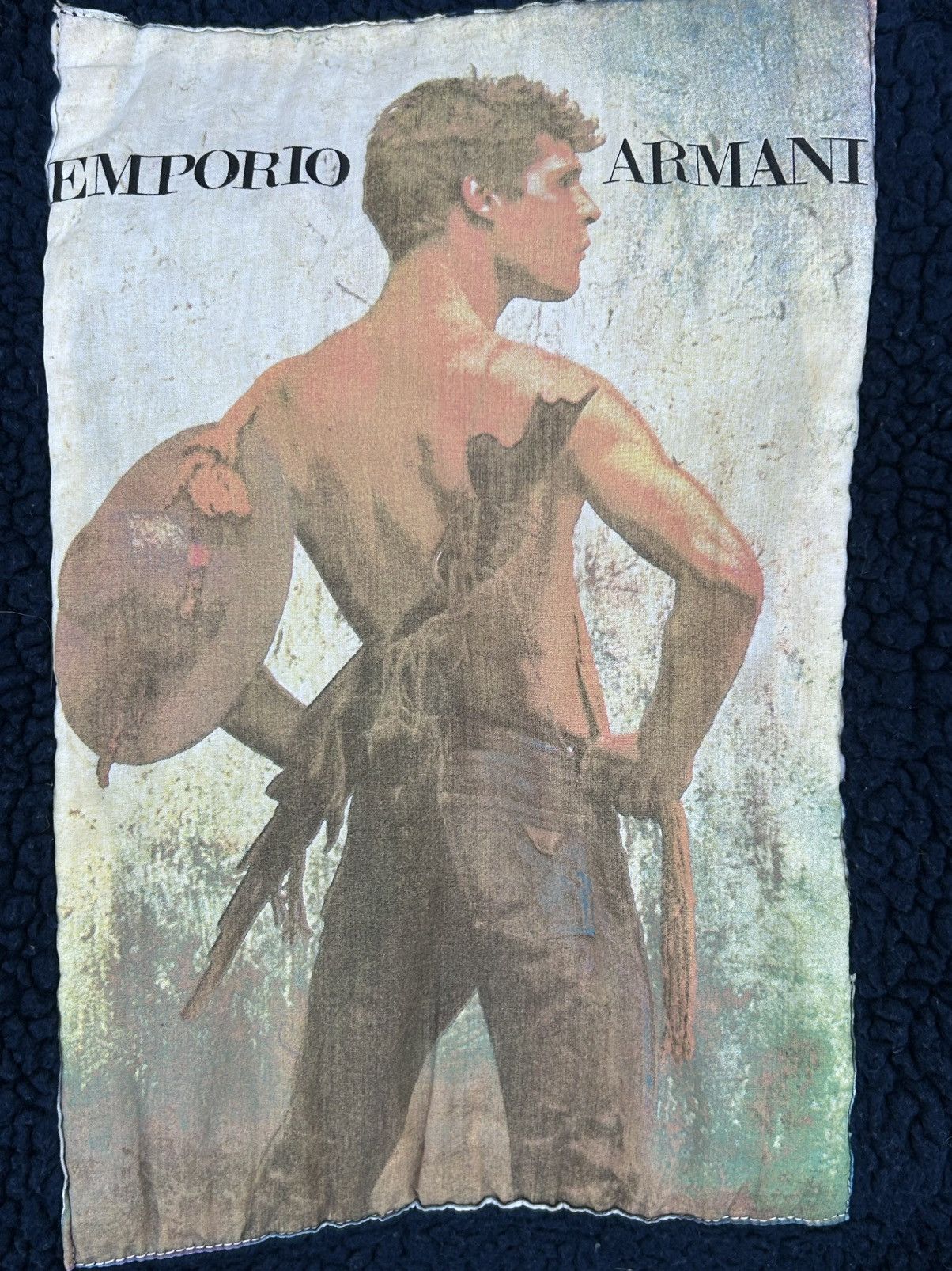 Emporio Armani Emporio Armani 80s Denim B-3 Military Flight / Work Jacket Size US L / EU 52-54 / 3 - 7 Thumbnail