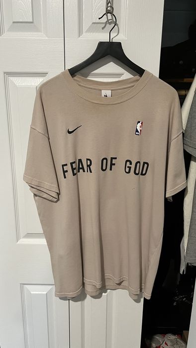 Nike Fear of God x Nike Warm Up Tee Oatmeal - XL | Grailed