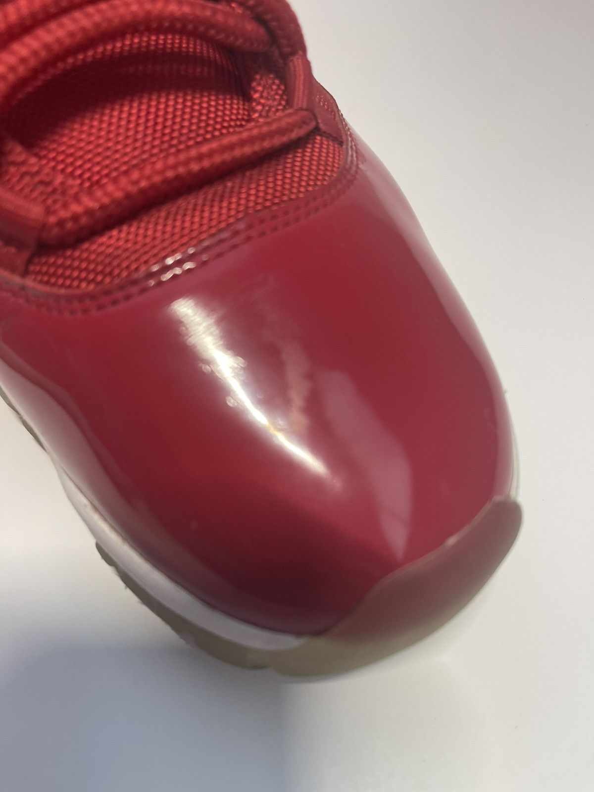 Nike Air Jordan 11 Retro 378037 623 Size 12 Men Red Size US 12 / EU 45 - 3 Thumbnail