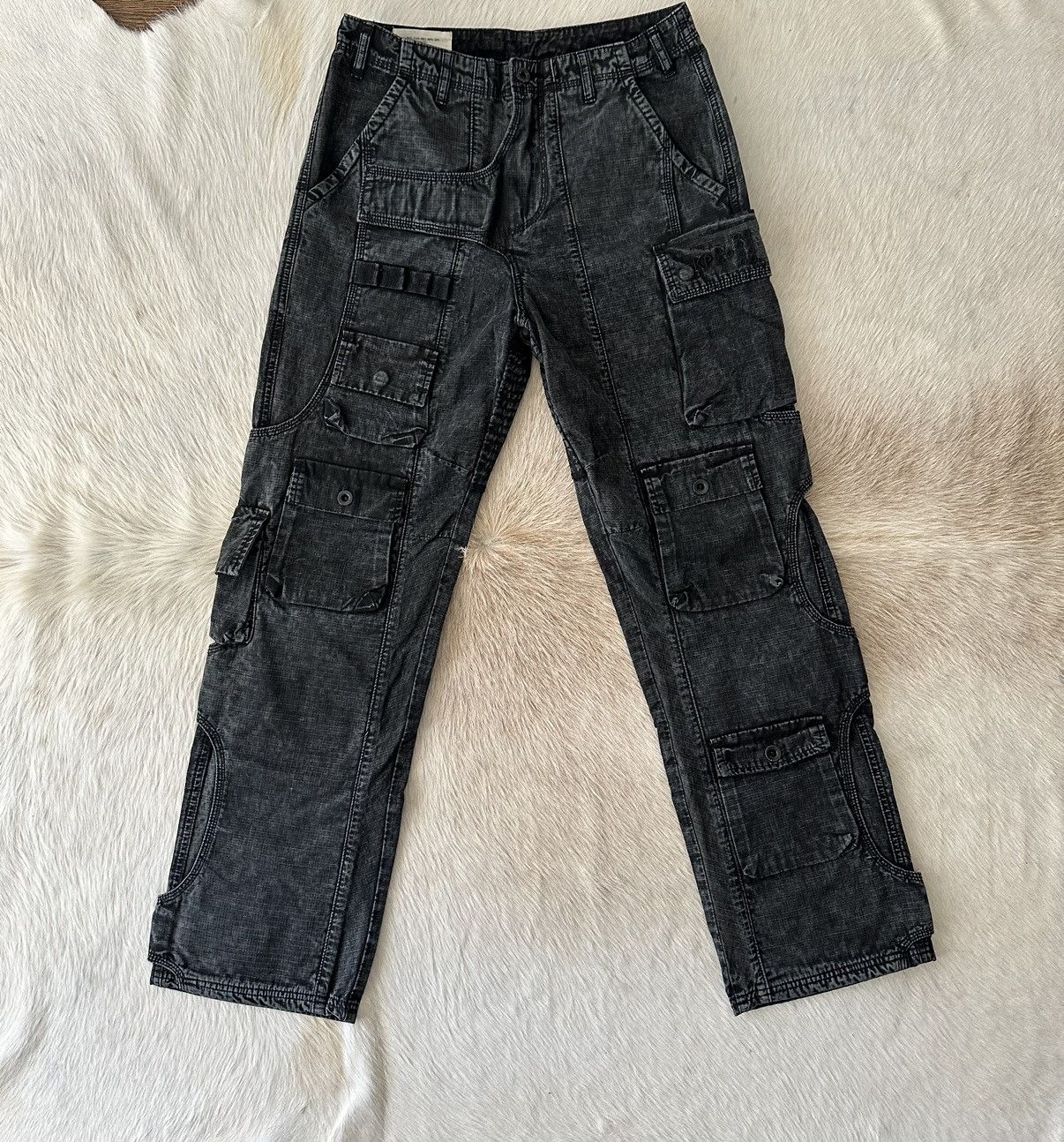 Kody Phillips Kody Phillips KP2144 CARGO PANTS-WASHED BLACK | Grailed