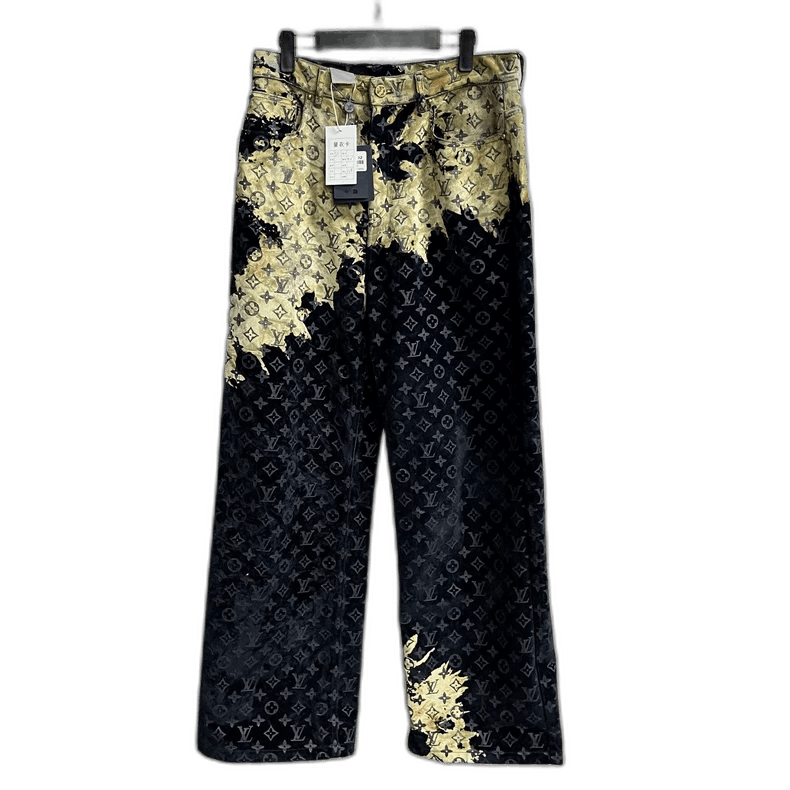 Louis Vuitton Louis Vuitton Colorful Bleached Denim Pants Size US 32 / EU 48 - 1 Thumbnail