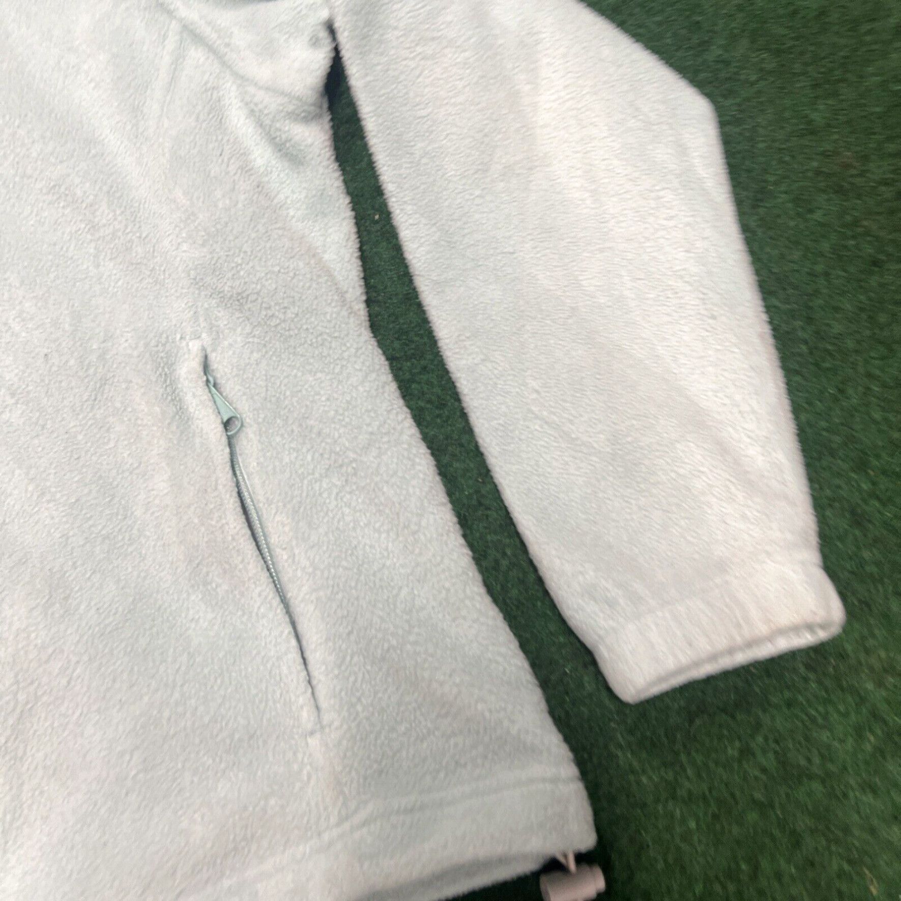 Vintage Columbia Full Zip Fleece Jacket Light Womens Size Large Long Sleeve Blue Size L / US 10 / IT 46 - 4 Thumbnail