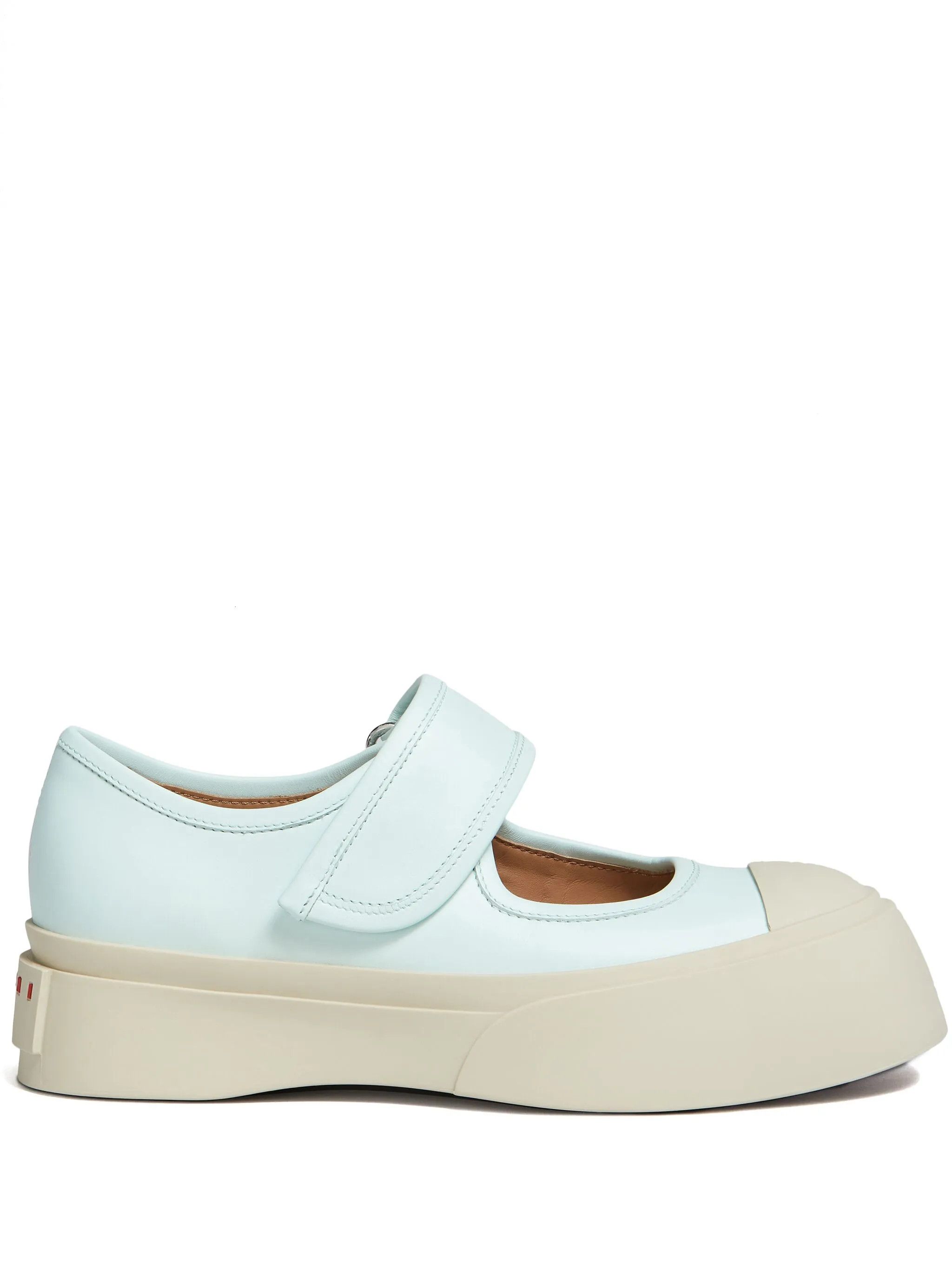 Marni o1f1d3z0525 Pablo Mary Jane Sneakers in Light Blue/Beige Size US 11 / IT 41 - 1 Thumbnail