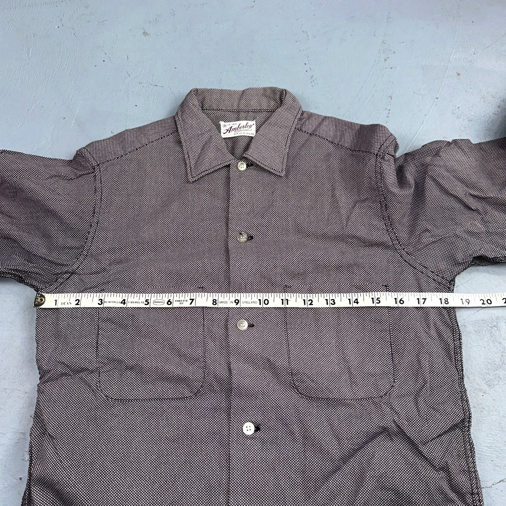Vintage VINTAGE Amberley Rockabilly Shirt Long Sleeve 1940s Casual S Mens Size US S / EU 44-46 / 1 - 3 Thumbnail
