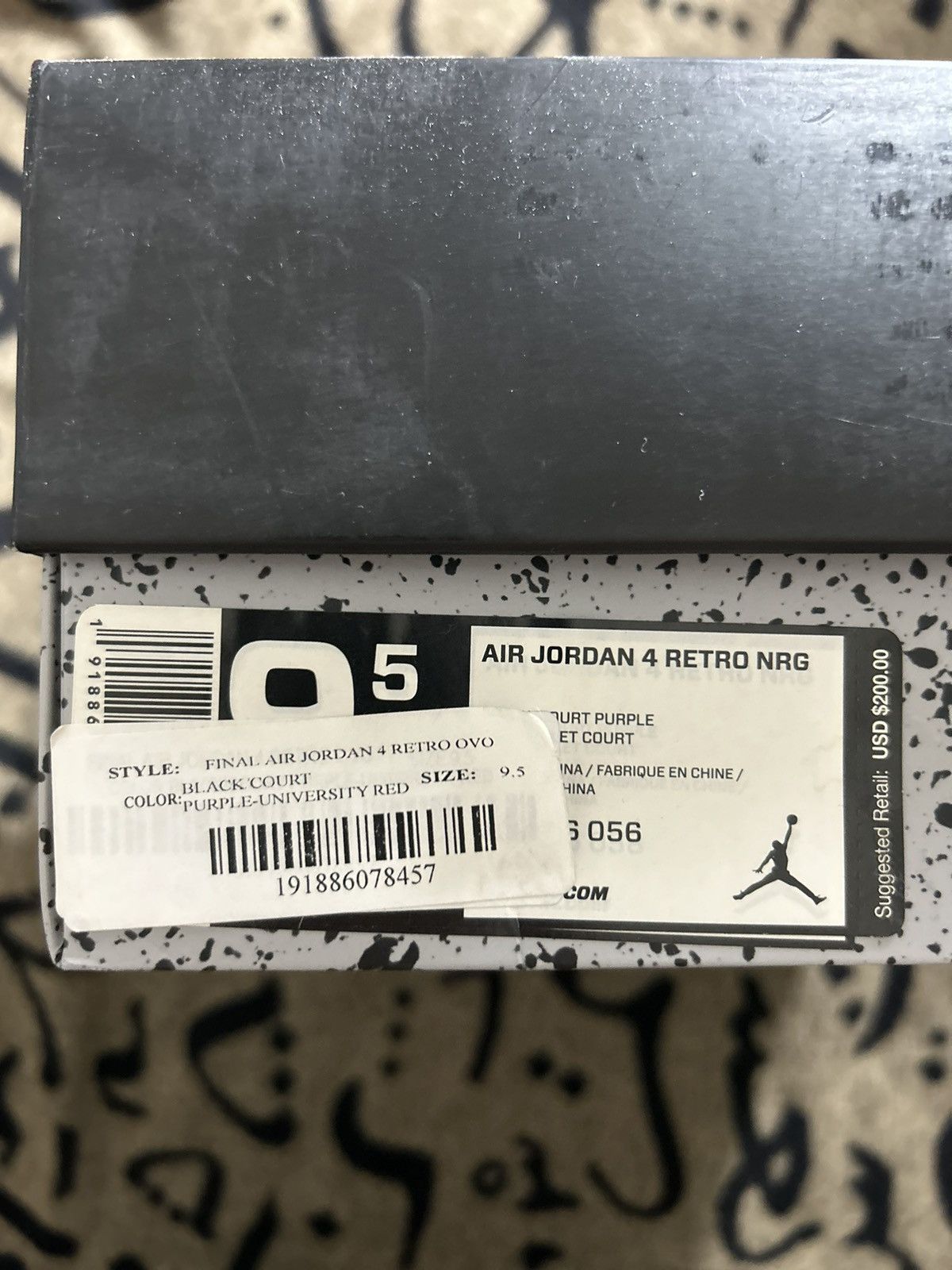 Jordan Brand 2019 Air jordan IV 4 “Drake Edition” Raptors Size US 9.5 / EU 42-43 - 16 Thumbnail
