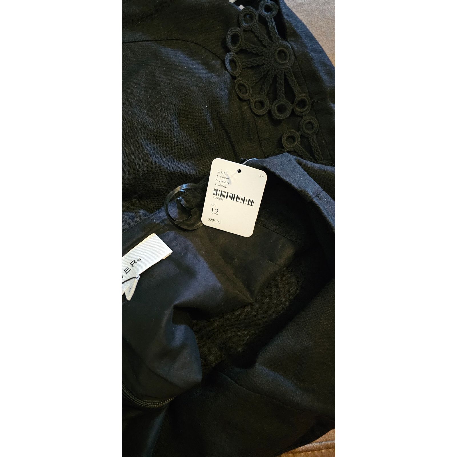 Free People NWT Lover Linen Shorts SCALLOPED LACE TRIM $295 SIZE US 8 Size 30" / US 8 / IT 44 - 4 Thumbnail