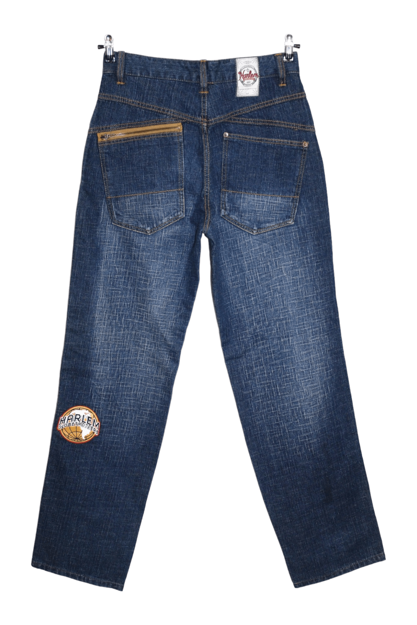 Fubu RARE🔥Platinum Fubu Harlem Globetrotters Baggy Rap Jeans Size US 30 / EU 46 - 14 Thumbnail