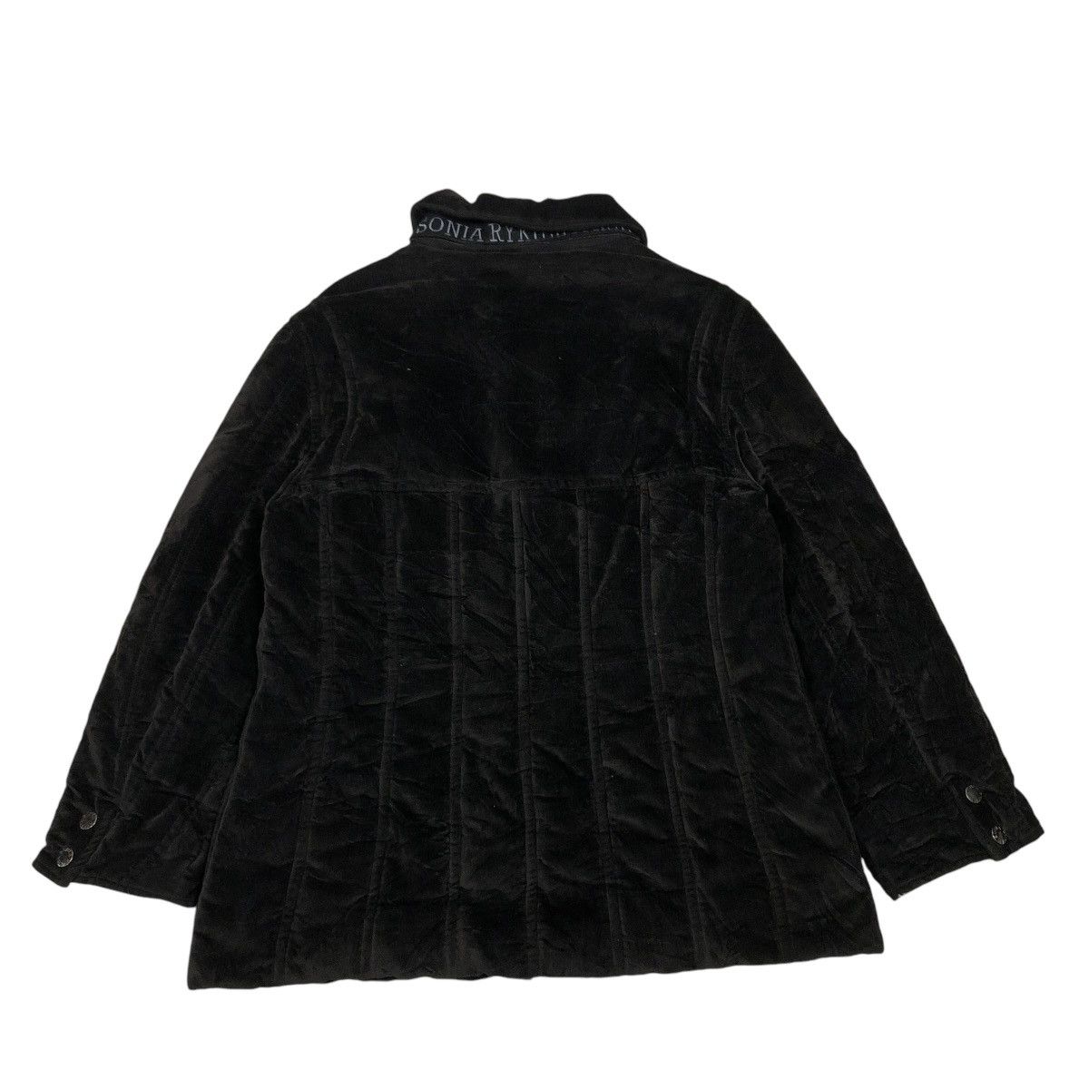 Vintage 🔥VTG ZIPPER VELVET JACKET SONIA RYKIEL PARIS ISSEY MIYAKE Size US M / EU 48-50 / 2 - 2 Thumbnail