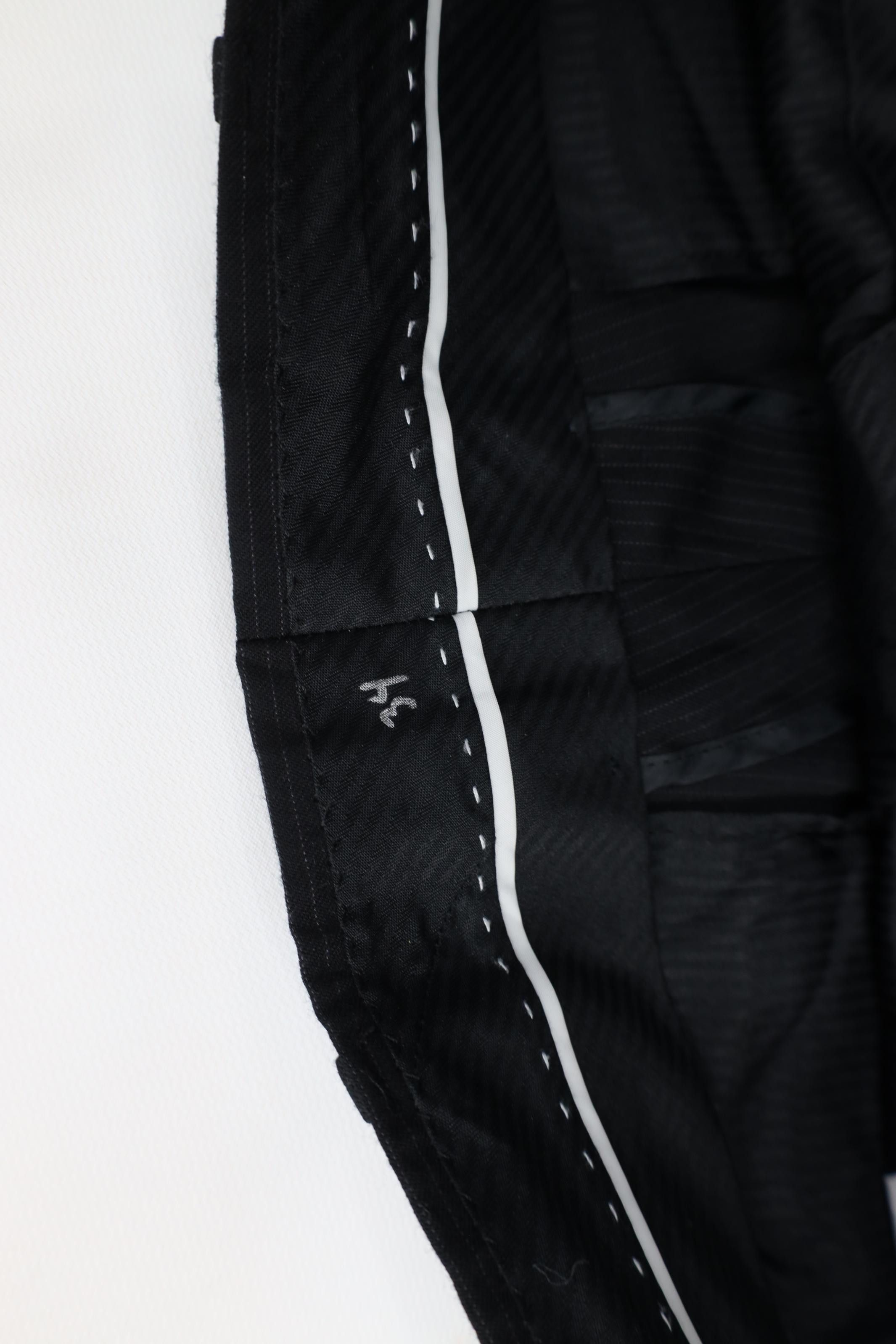 Vintage Vintage 90s Streetwear Pinstriped Wide Leg Chino Pants Size US 34 / EU 50 - 9 Thumbnail