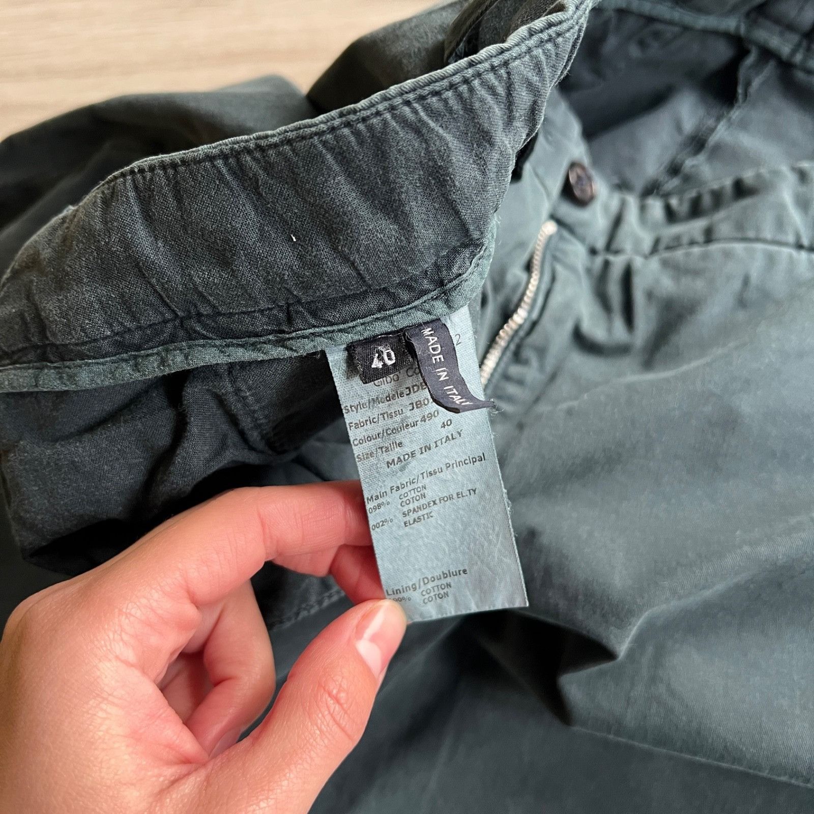 Jil Sander Jil Sander Navy Straight Fit Cotton Pants 9645AC Size 32" / US 10 / IT 46 - 3 Thumbnail