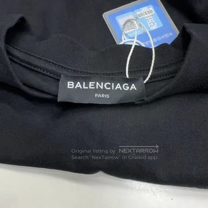Balenciaga Balenciaga Short Sleeve Cola T. Size US XS / EU 42 / 0 - 4 Thumbnail