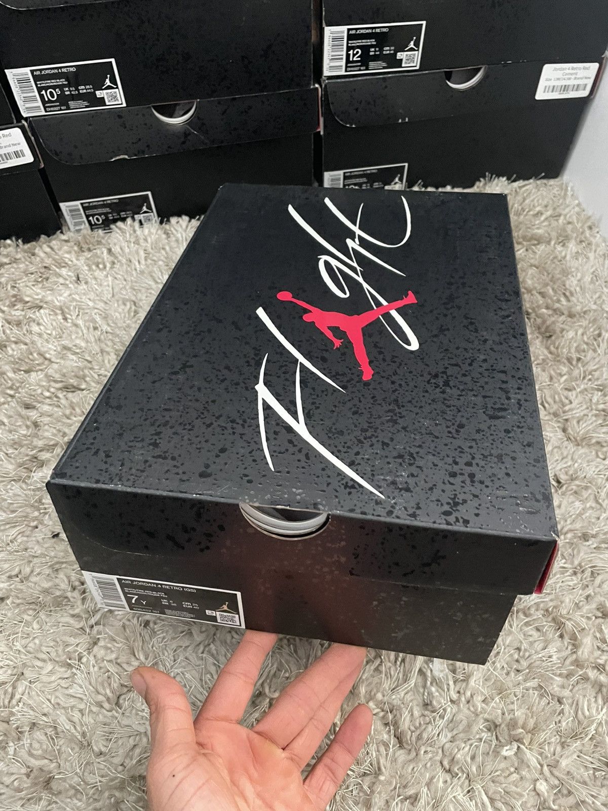 Jordan Brand Jordan 4 Red Cement Size US 7 / EU 40 - 10 Thumbnail