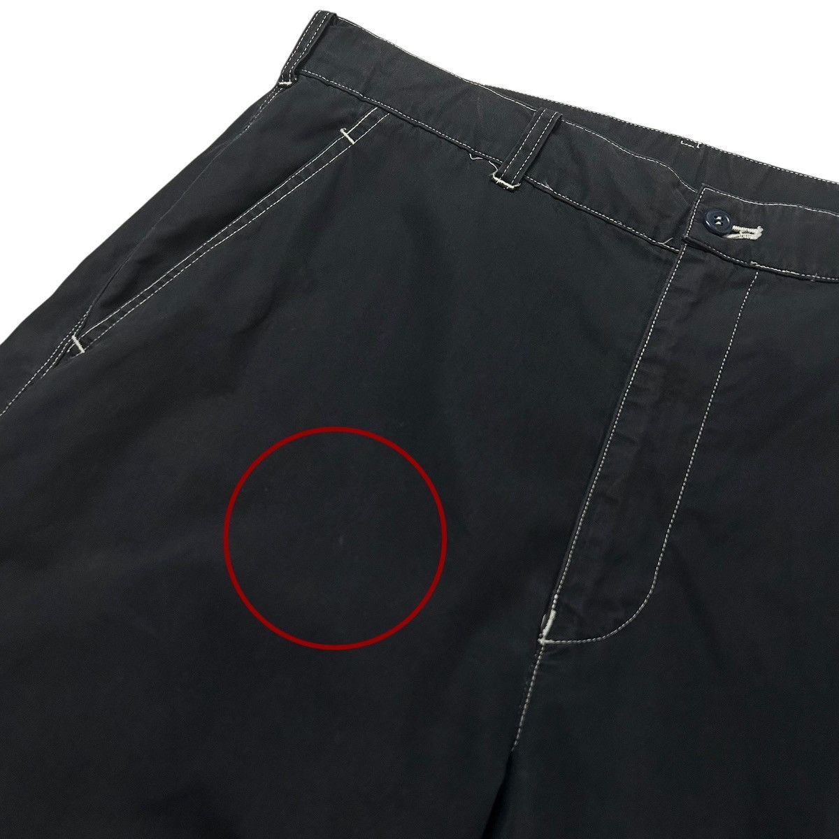 Comme des Garcons 374 90s 99SS comme des garcons homme long pants garment dye Size US 35 - 8 Thumbnail