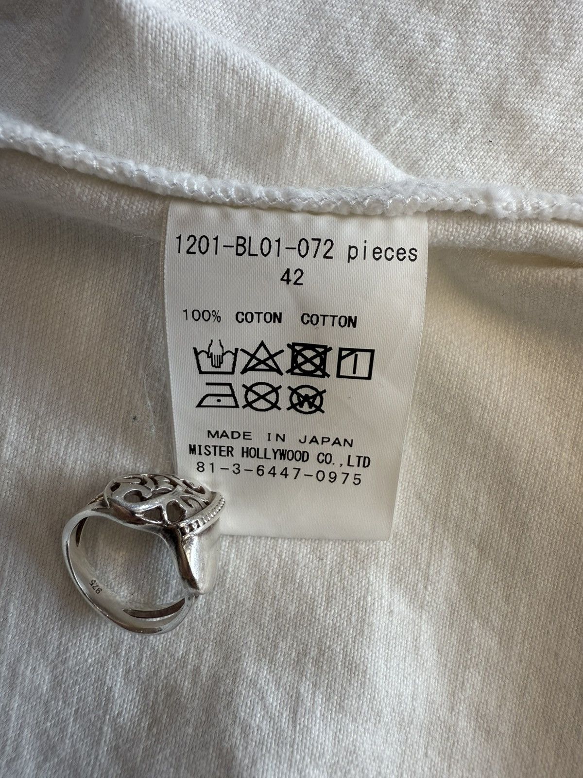 Japanese Brand Congruent Space White Denim Distressed Jacket Size US M / EU 48-50 / 2 - 7 Thumbnail