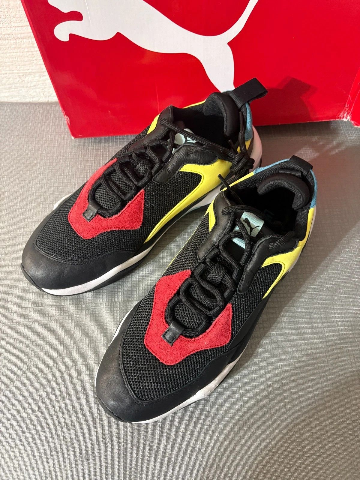 Puma PUMA Thunder Spectra Color-Block Low-Top Sneakers Size US 10 / EU 43 - 5 Thumbnail