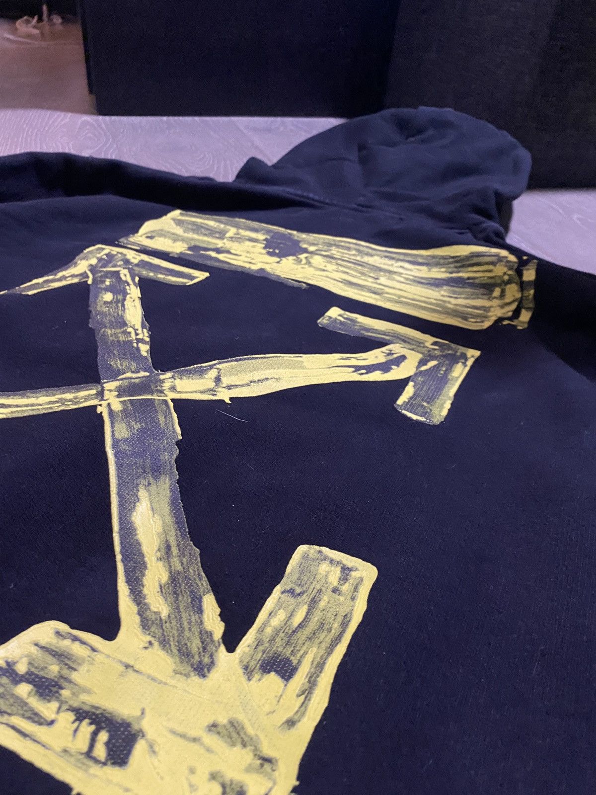 Off-White Off White Acrylic Arrows Layered Hoodie Size US L / EU 52-54 / 3 - 5 Thumbnail