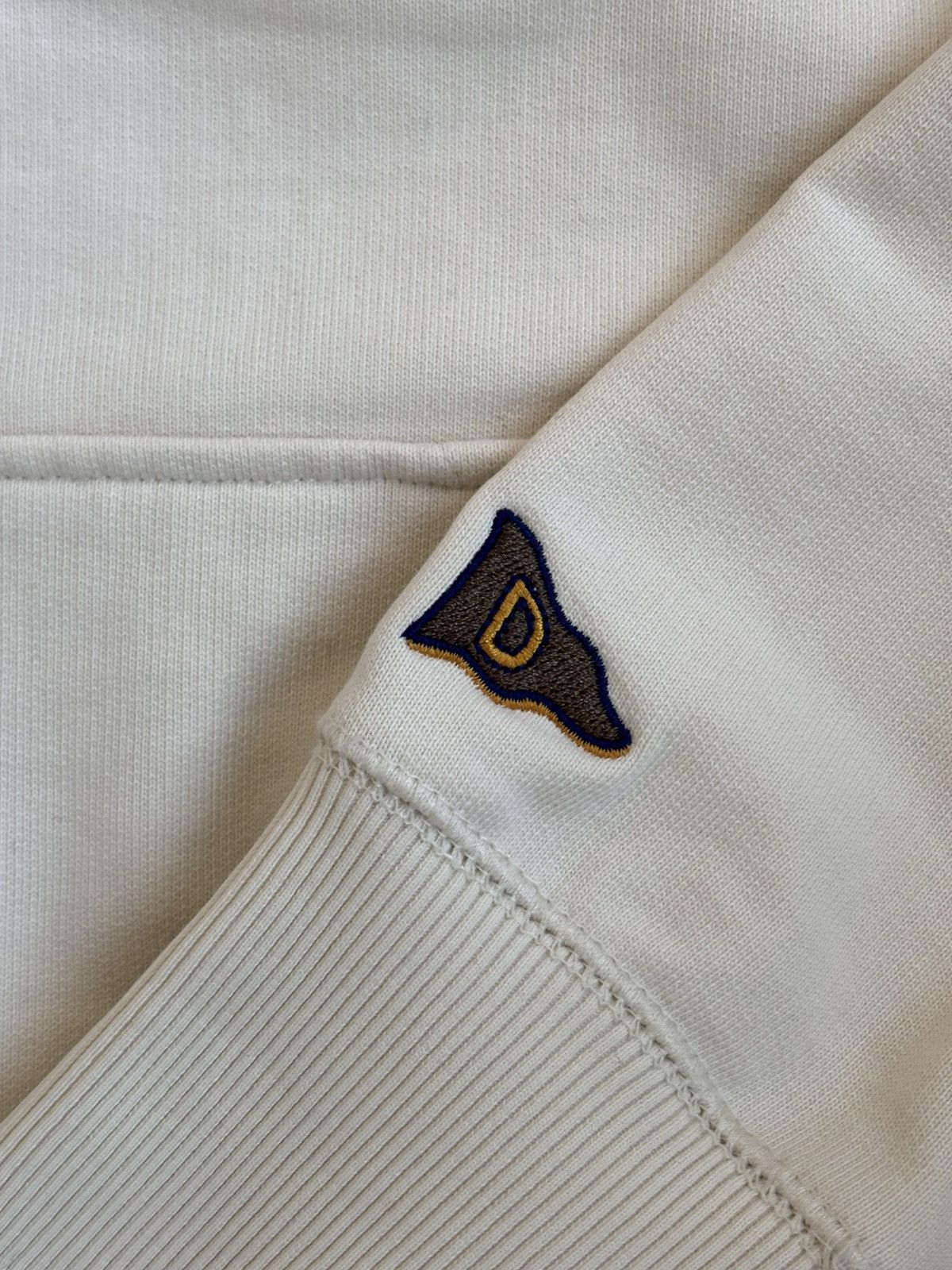 Drake's Drake’s Cream Quarter Zip Sweatshirt Size US S / EU 44-46 / 1 - 5 Thumbnail