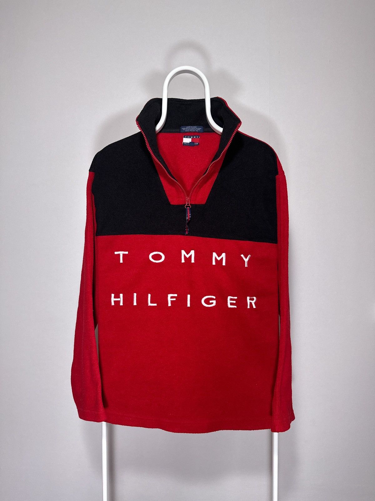 Tommy Hilfiger Tommy Hilfiger Vintage 90s Outdoors Fleece Quarter Zip Size US M / EU 48-50 / 2 - 1 Thumbnail